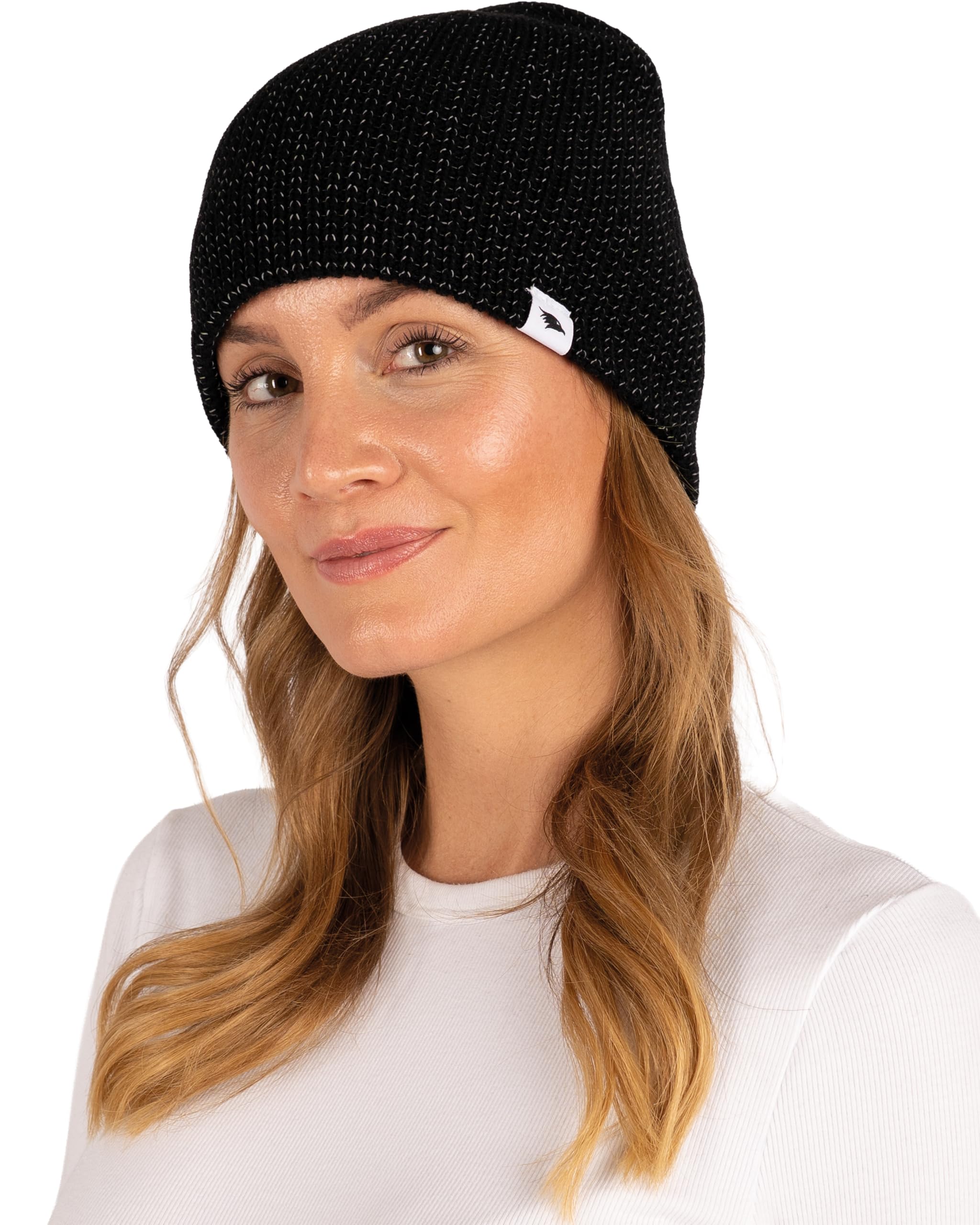 Valkental Reflektierende Mütze für Damen & Herren [Unisex] Warme & leichte Wintermütze mit weichem Material - Erhöhte Sichtbarkeit für Outdoor Aktivitäten - Variabel tragbar - Hohe Qualität