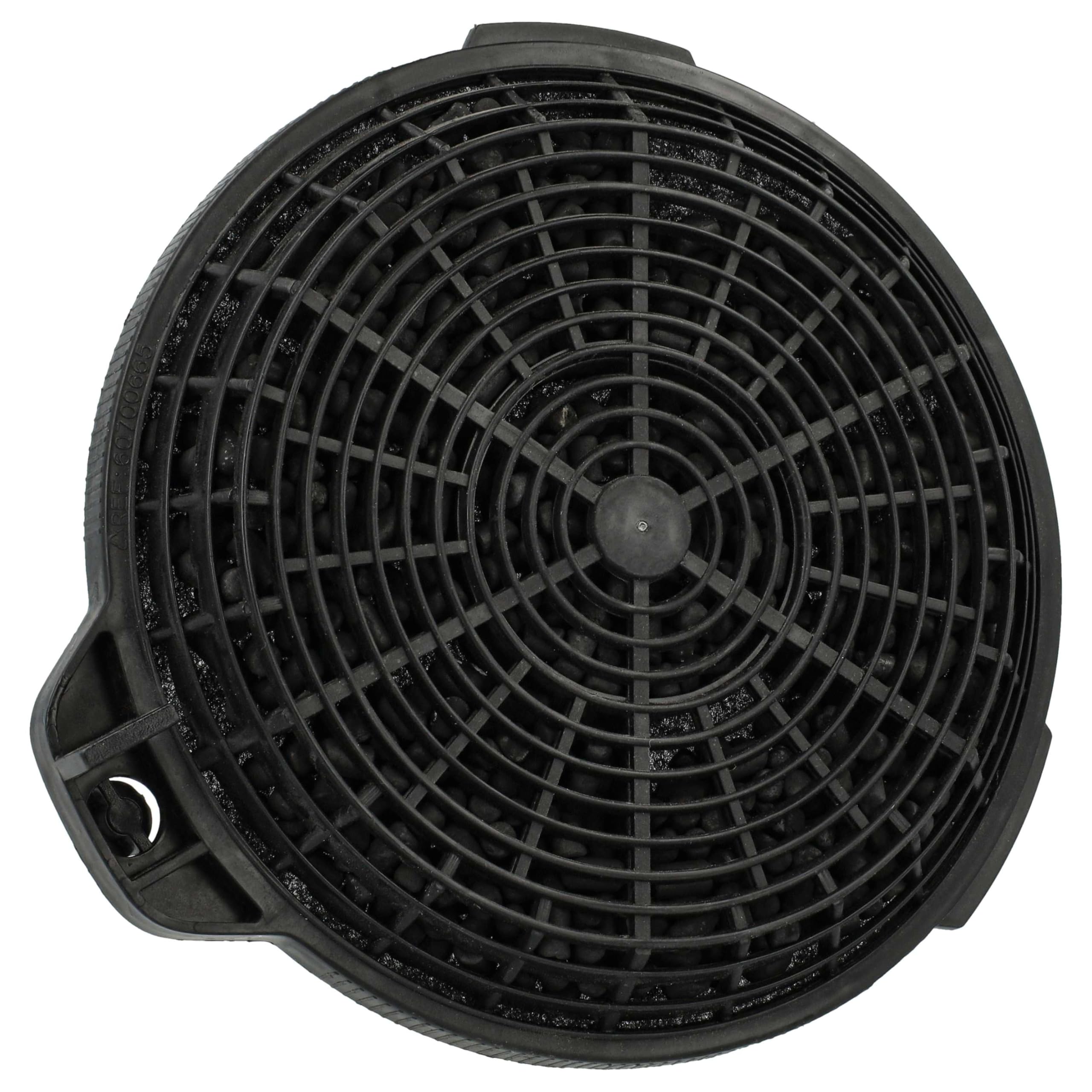 vhbw Activated Carbon Filter Compatible with Apelson Helia 600 INOX, Apolo 600 INOX, Talia 900 INOX, Talia 600 INOX Cooker Hoods – 13.2 cm
