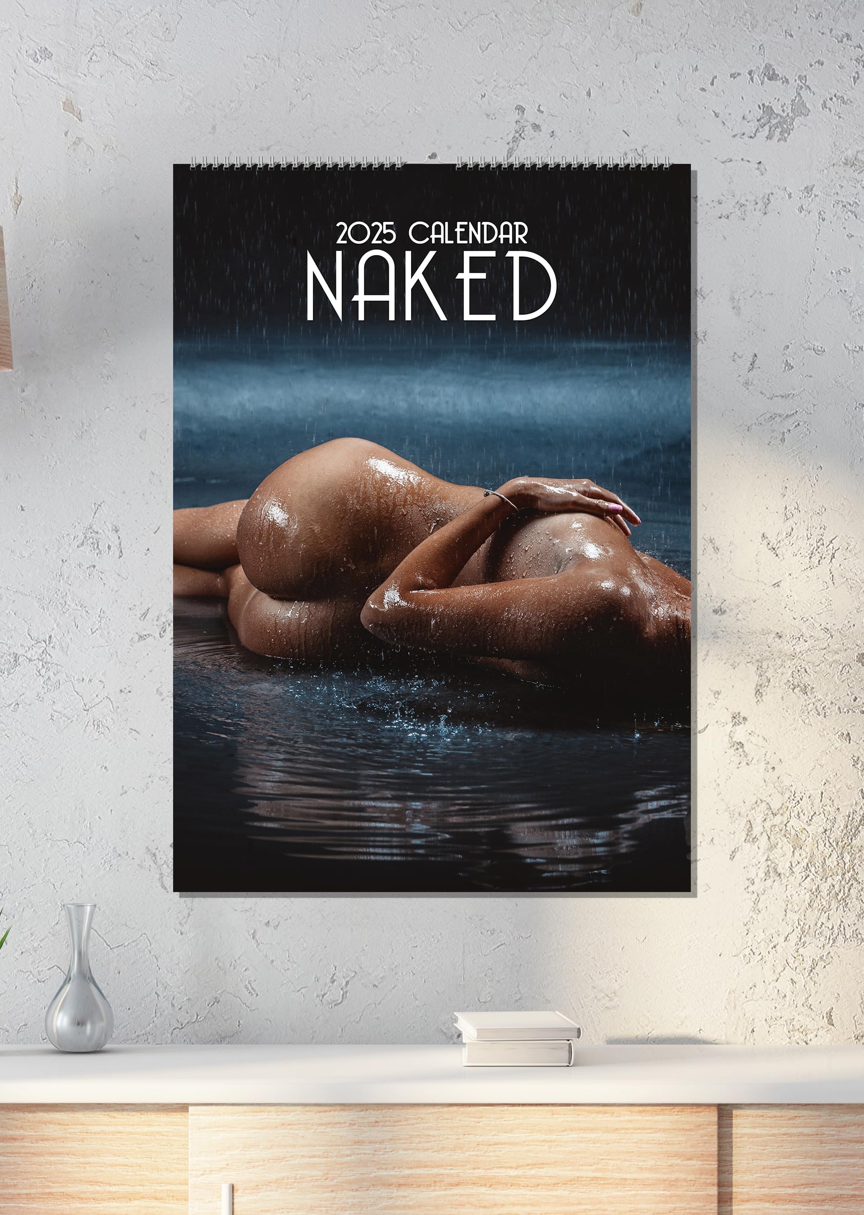 Naked 2025 - A3 Size Wirobound Calendar