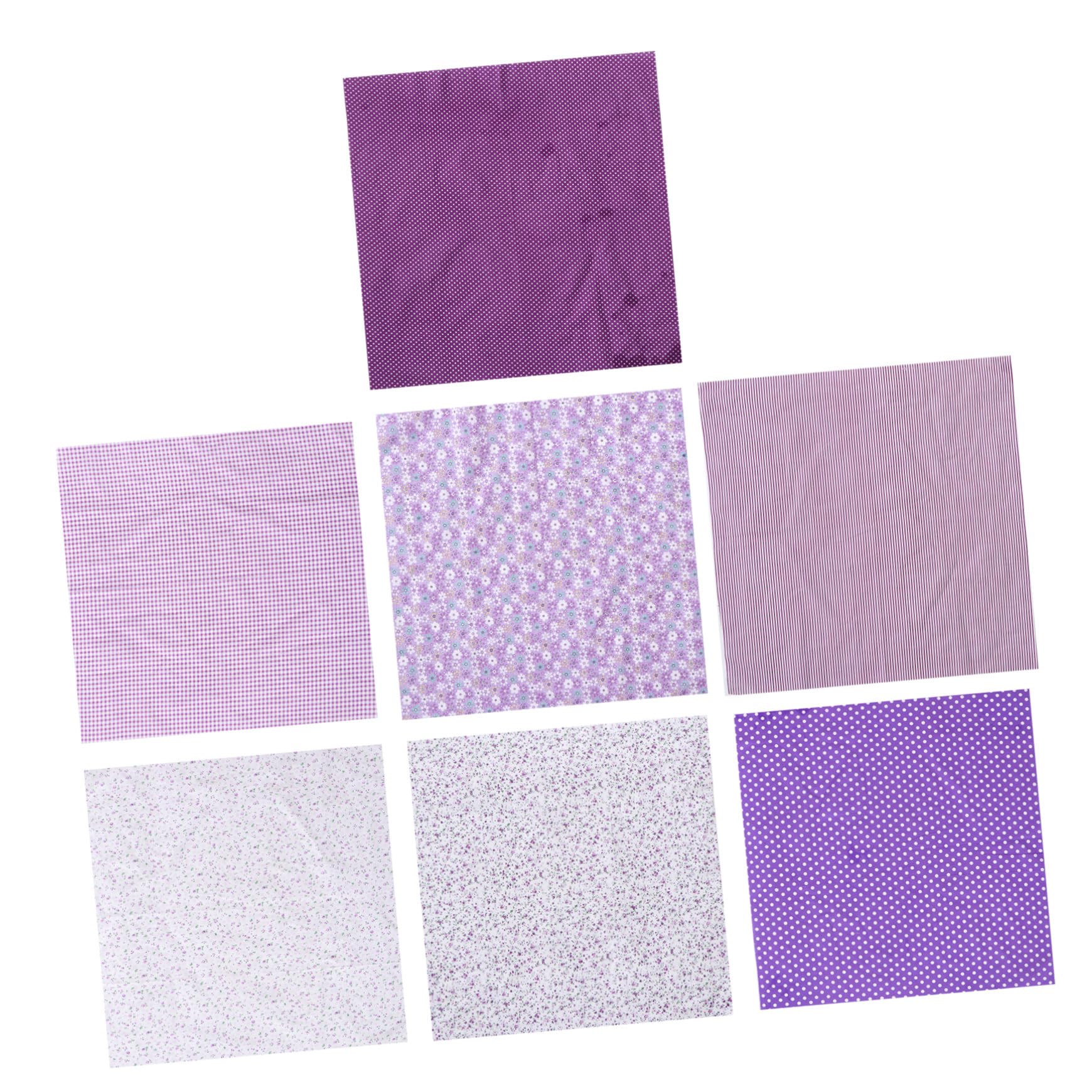 COHEALI Tessuto in Twill Di Cotone Floreale 3 Pezzi Fatto A Mano Lenzuolo in Cotone Consistenza Morbida Decorazione Per La Casa Trapuntatura Federa Tende Twill Di 7 Pezzi * 3