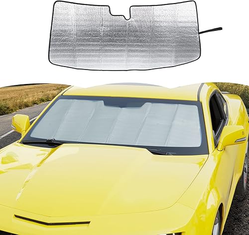 Parasol para parabrisas, protector térmico para ventana de Chevrolet Camaro 2010-2015