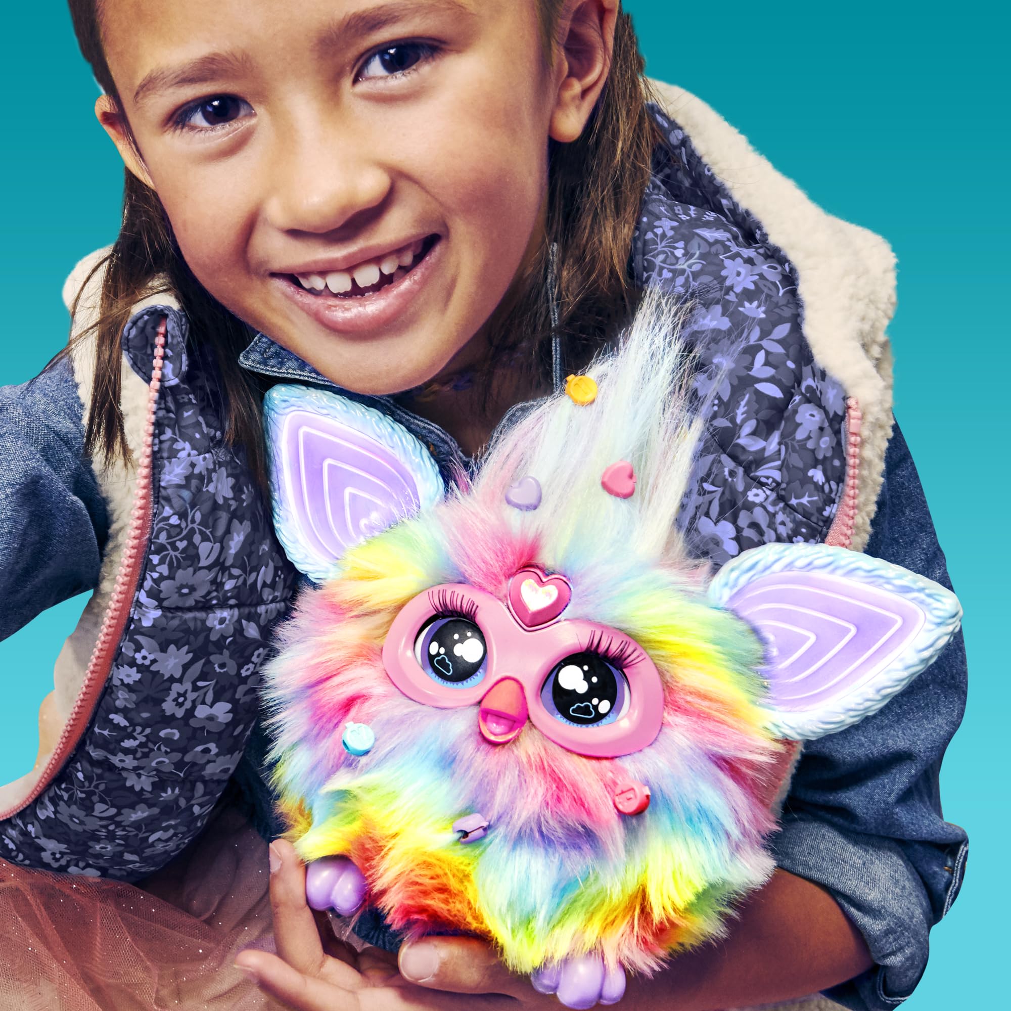 Interaktywna pluszowa zabawka Furby, barwienie metodą tie-dye - polska wersja