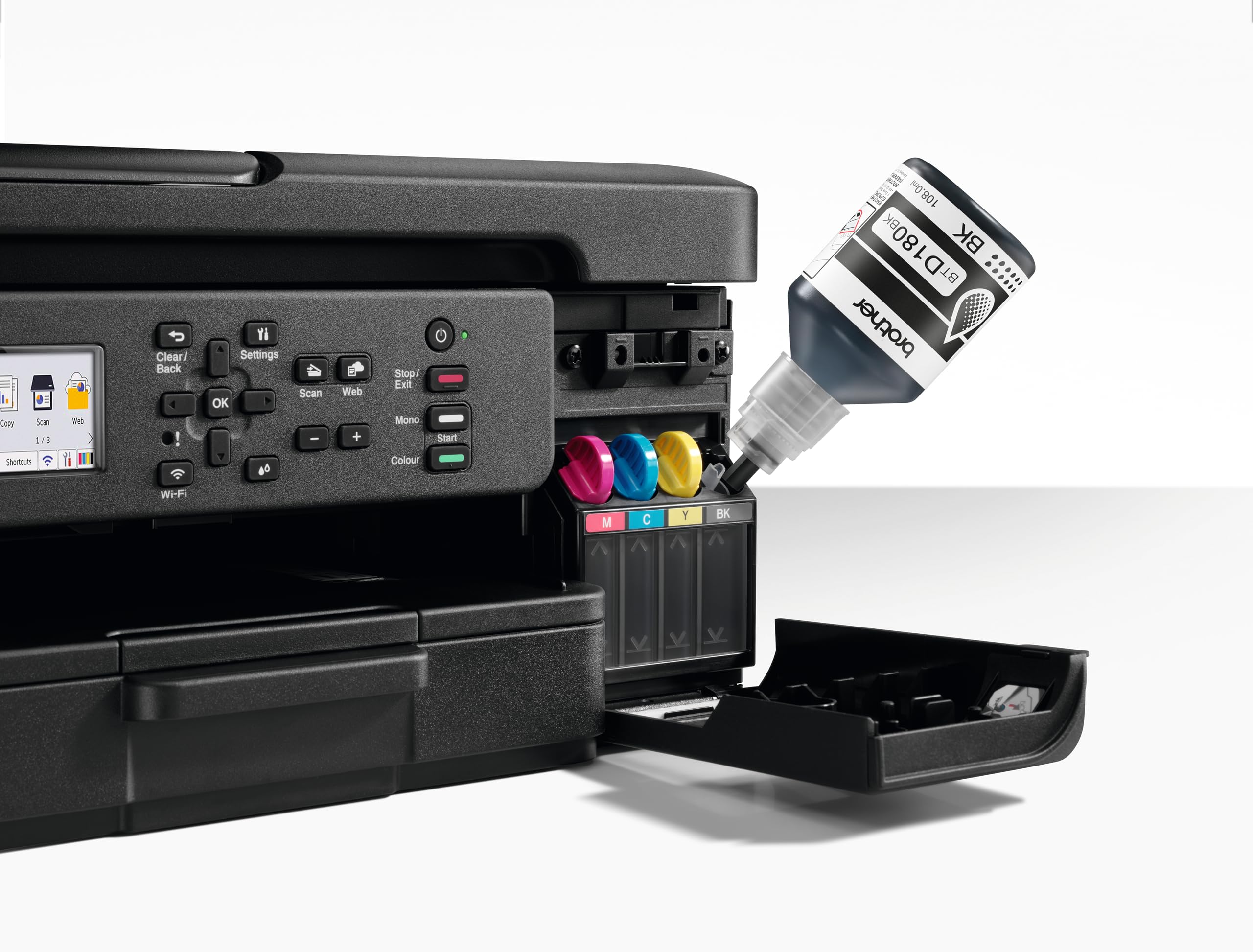 Brother DCPT780DW Multifunzione Inkjet Tank Stampante Duplex WiFi USB 150 Fogli ADF 20 Fogli