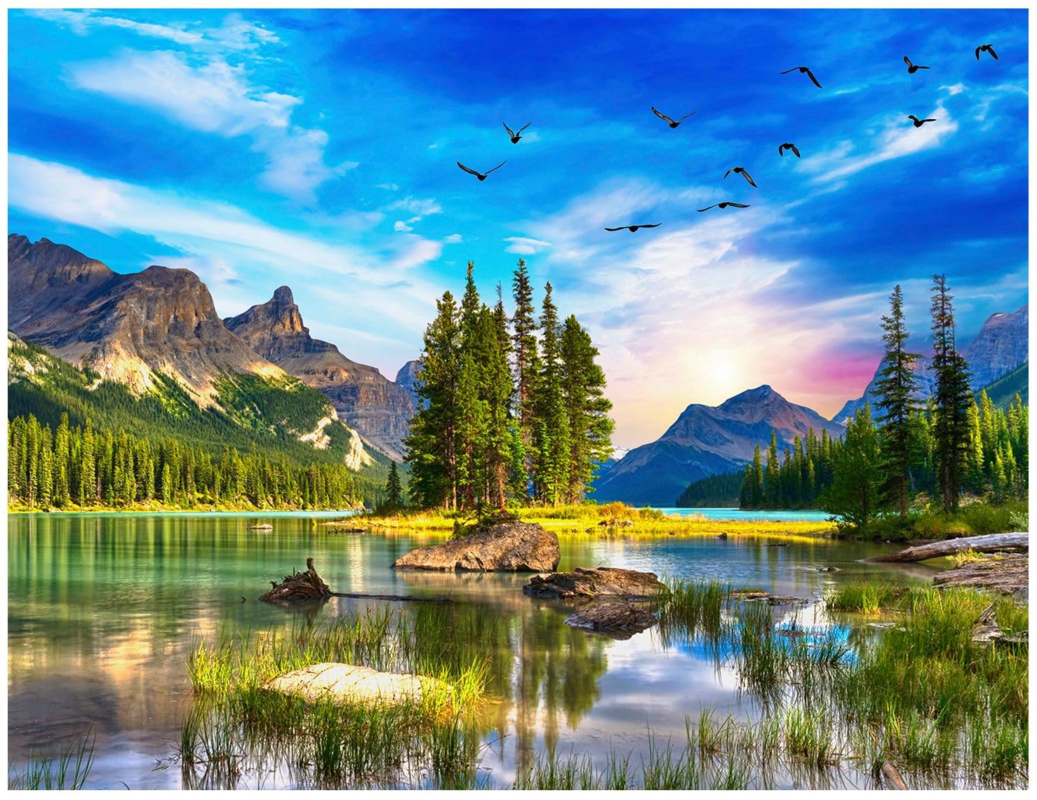 Springbok's Spirit Island 60 Piece Therapy Puzzles, Ideal for Adults with Dementia, Alzheimer’s or Brain Injury