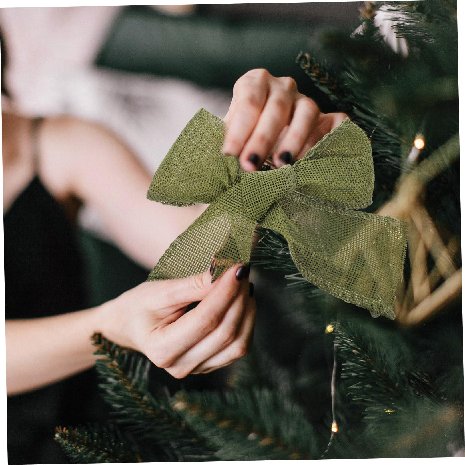 Lurrose 3 Sätze Gurtbandimitat Aus Leinen Seidenband Ribbon Dekoration Türdeko Weihnachten Aufkleber Linie Korb Verschleißfestes Geschenkband Praktisches Wickelband Polyester 5 Rollen * 3