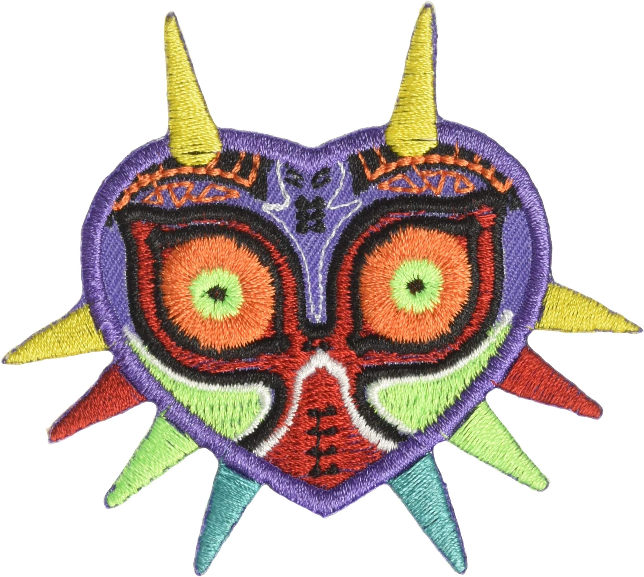 Legend of Zelda Mask Lip Sew On Embroidered Applique Patch
