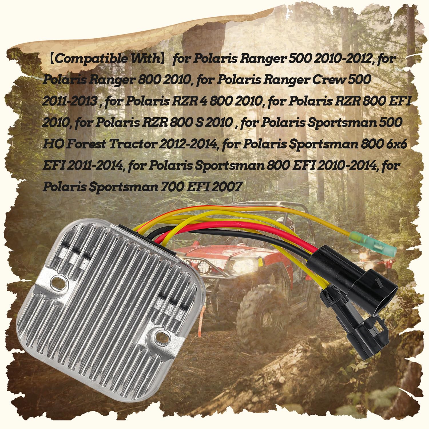 Regulator Rectifier For Polaris Ranger 800 4x4/6x6 EFI & Crew 800 (2010) – Caltric