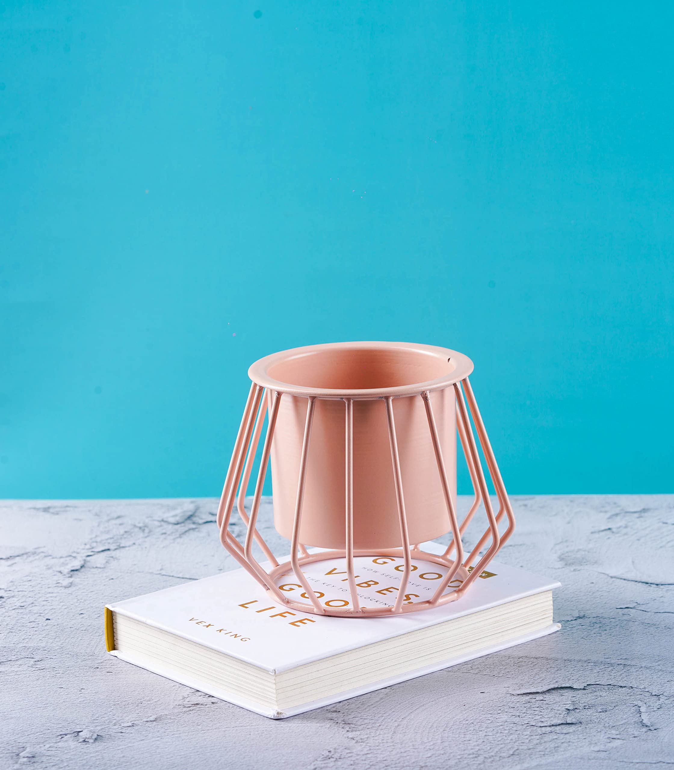 Nurturing Green® Blush Pink Metal Stand with Planter (Style: Diamond | Size: 4.5 X 6.5 inch) | Small Metal Stands for Table Top Decor | Plant Stand for Living Room | Plant Stands (B09XKL3H9F) Amazon Price History, Amazon Price Tracker