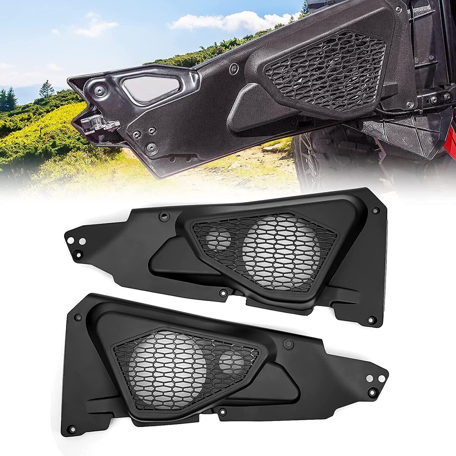 FLPRO Door Speaker Pods Enclosure for Polaris RZR XP 4 1000/Turbo 900 XC S/4 2014-2022