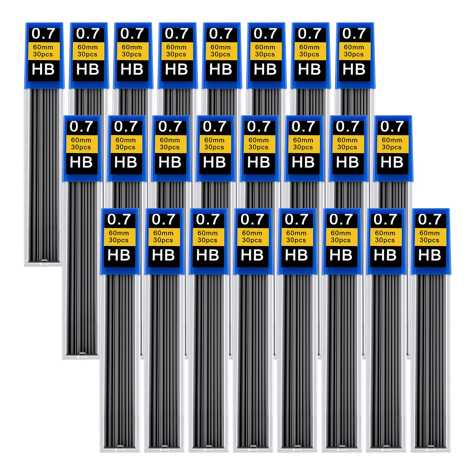720 pcs 0.7 mm Lead Refills, Mechanical Pencil Lead HB