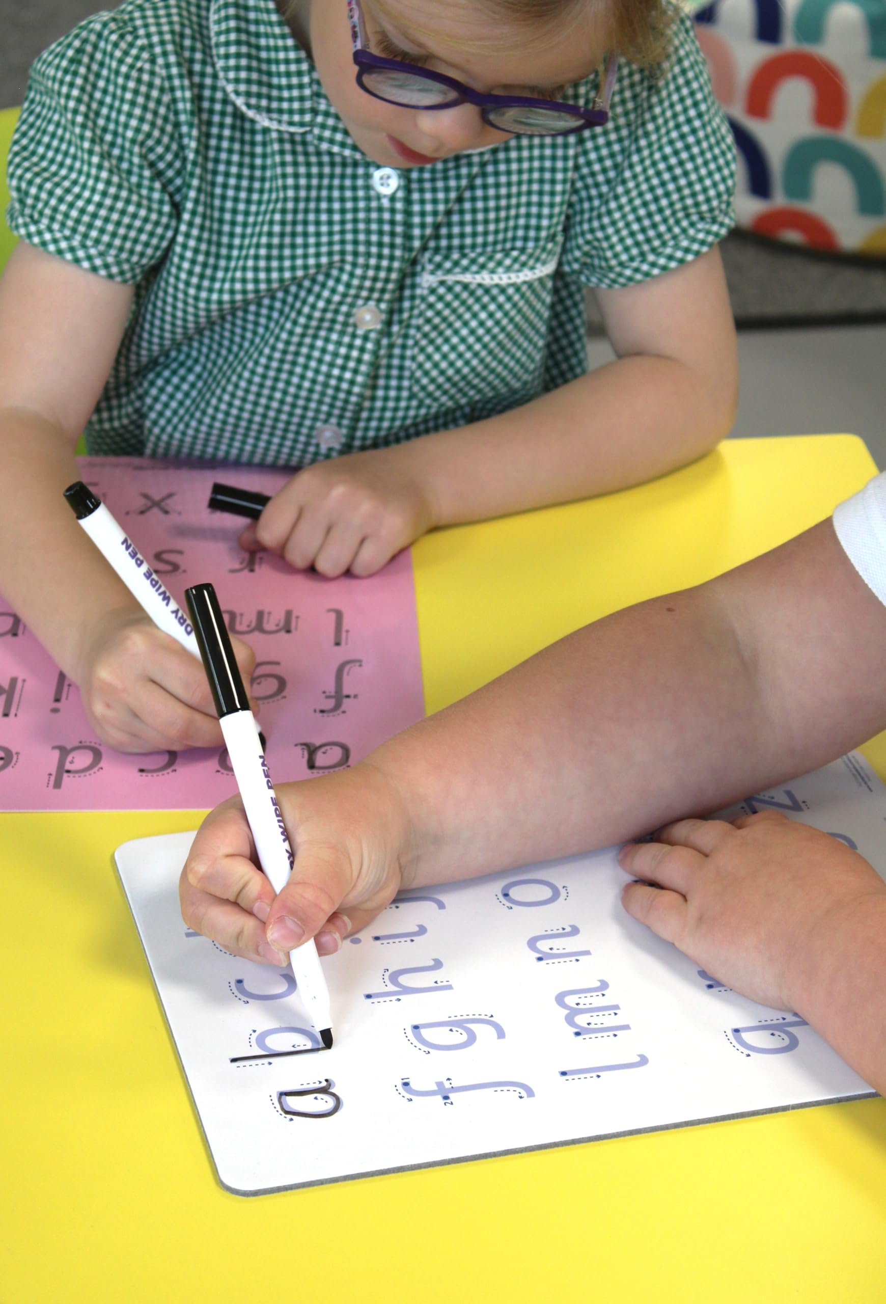 A4 LETTER FORMATION WHITEBOARD AND DRY WIPE PEN