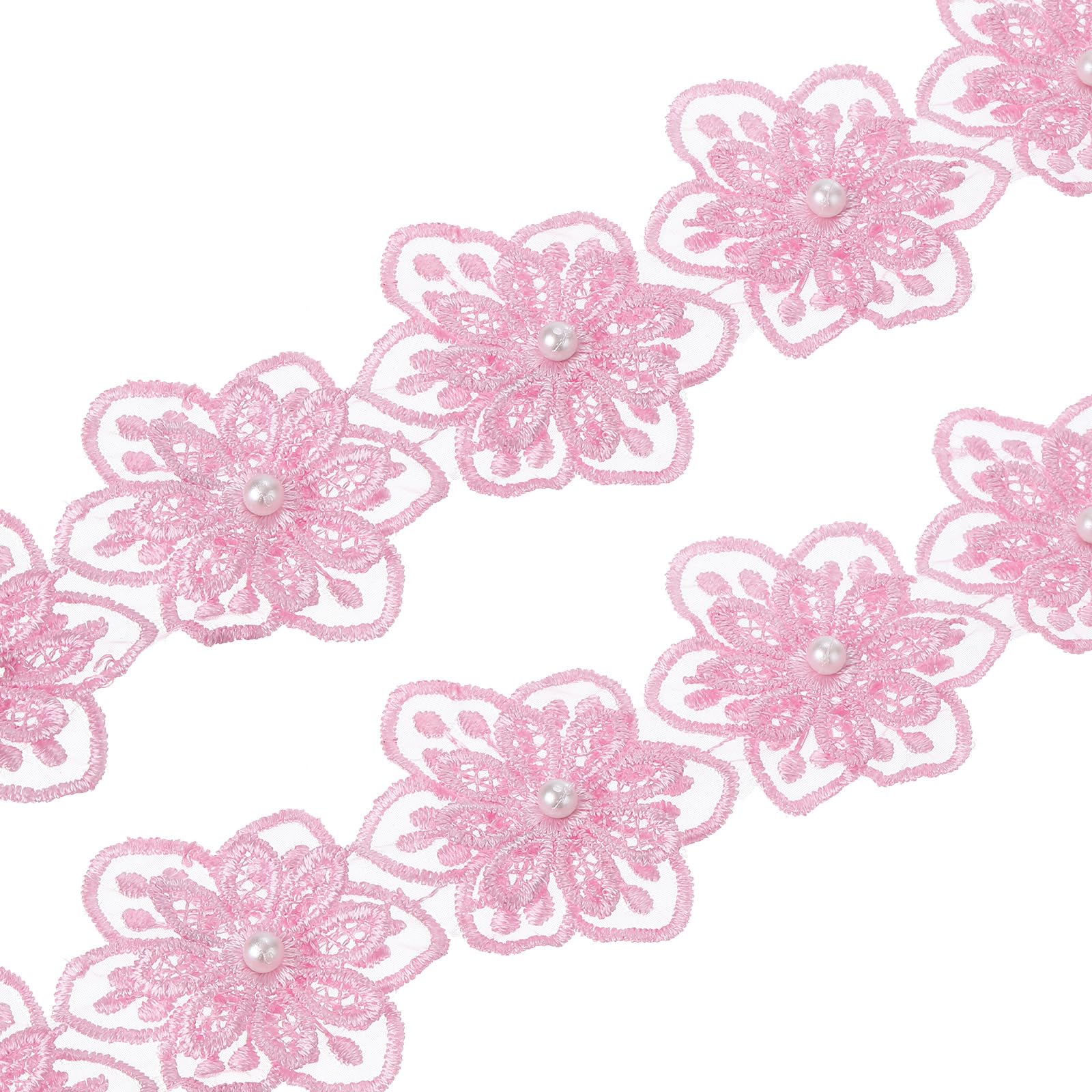 PATIKIL 1 Yards Flower Trim Ribbon