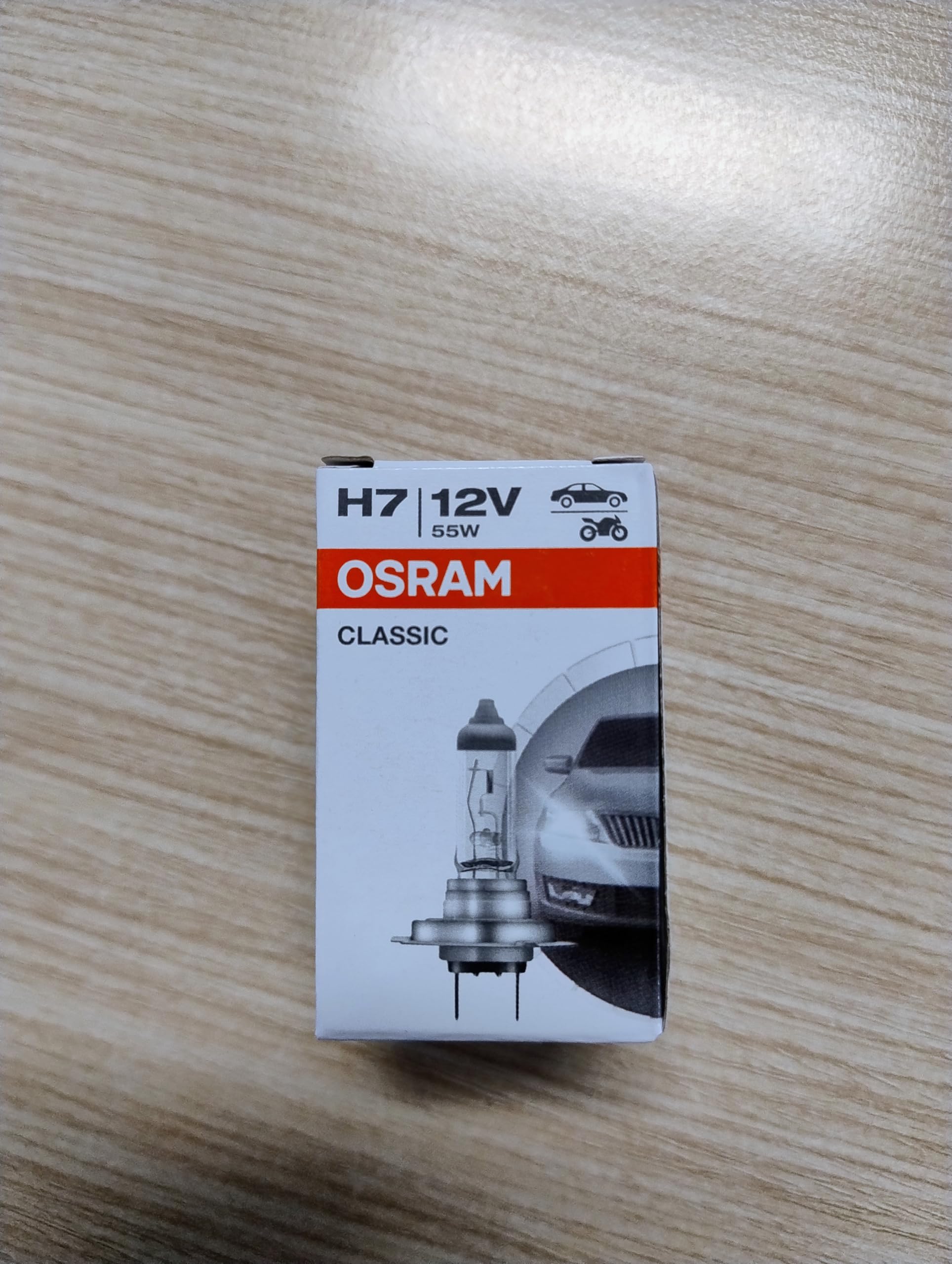 Osram H7 Classic 55 Watt 12 Volt 64210CLC PX26d (4 Stück) KFZ Lampe