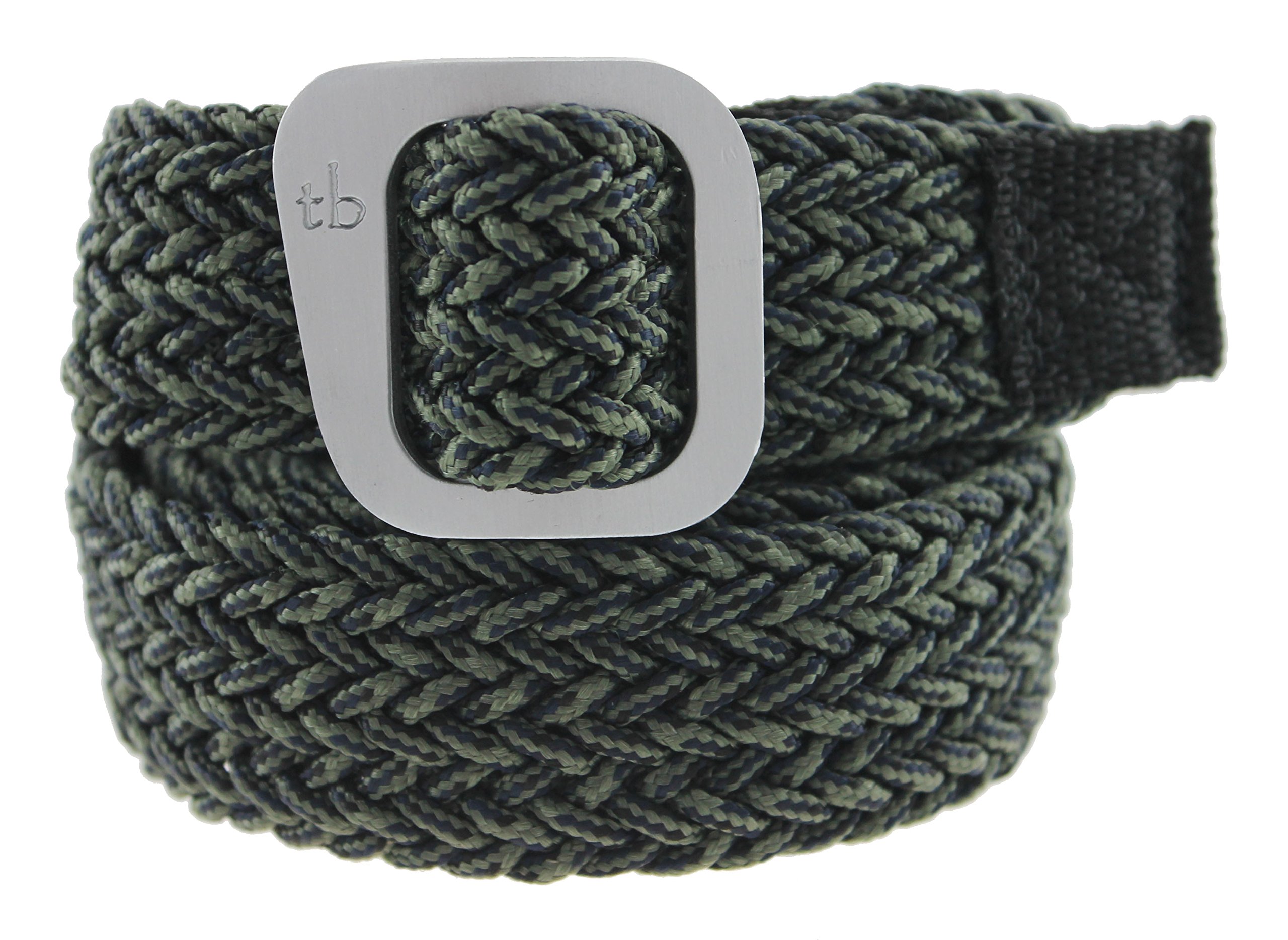 Thomas Bates Dakota Paracord Belt (Large, Olive)