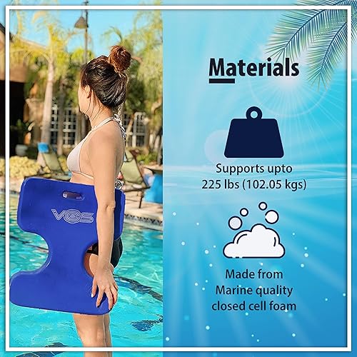 Miniatura 3 de VOS Oasis - Flotadores de sillín sólidos para agua, ultra flotantes, cómodos asientos flotantes