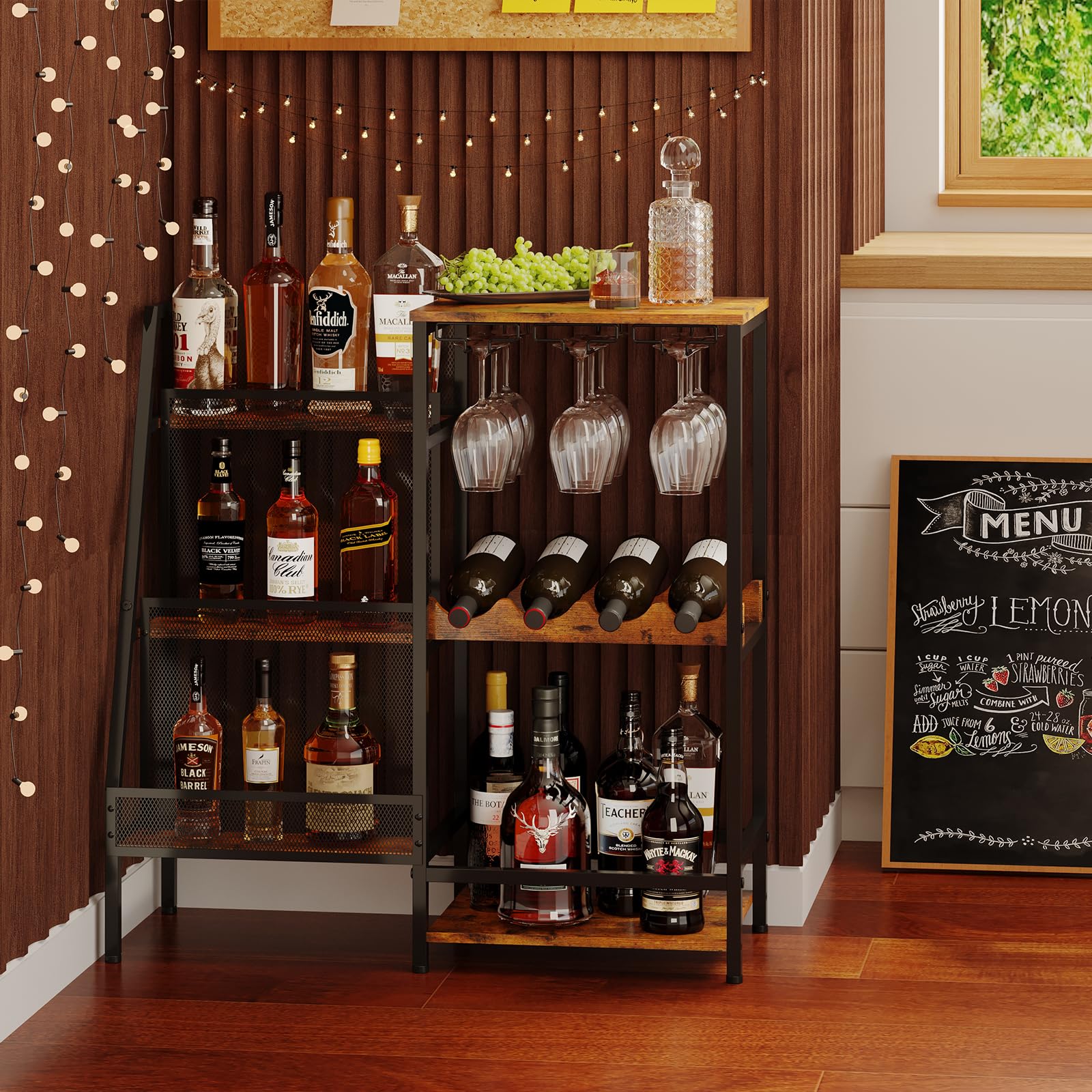 【緊急値下げ！！】送料無料！ ワインラック / バリ / ギフト / Bar Amazon.co.jp: ホームバー、ワインラック、自立式フロア用万能酒