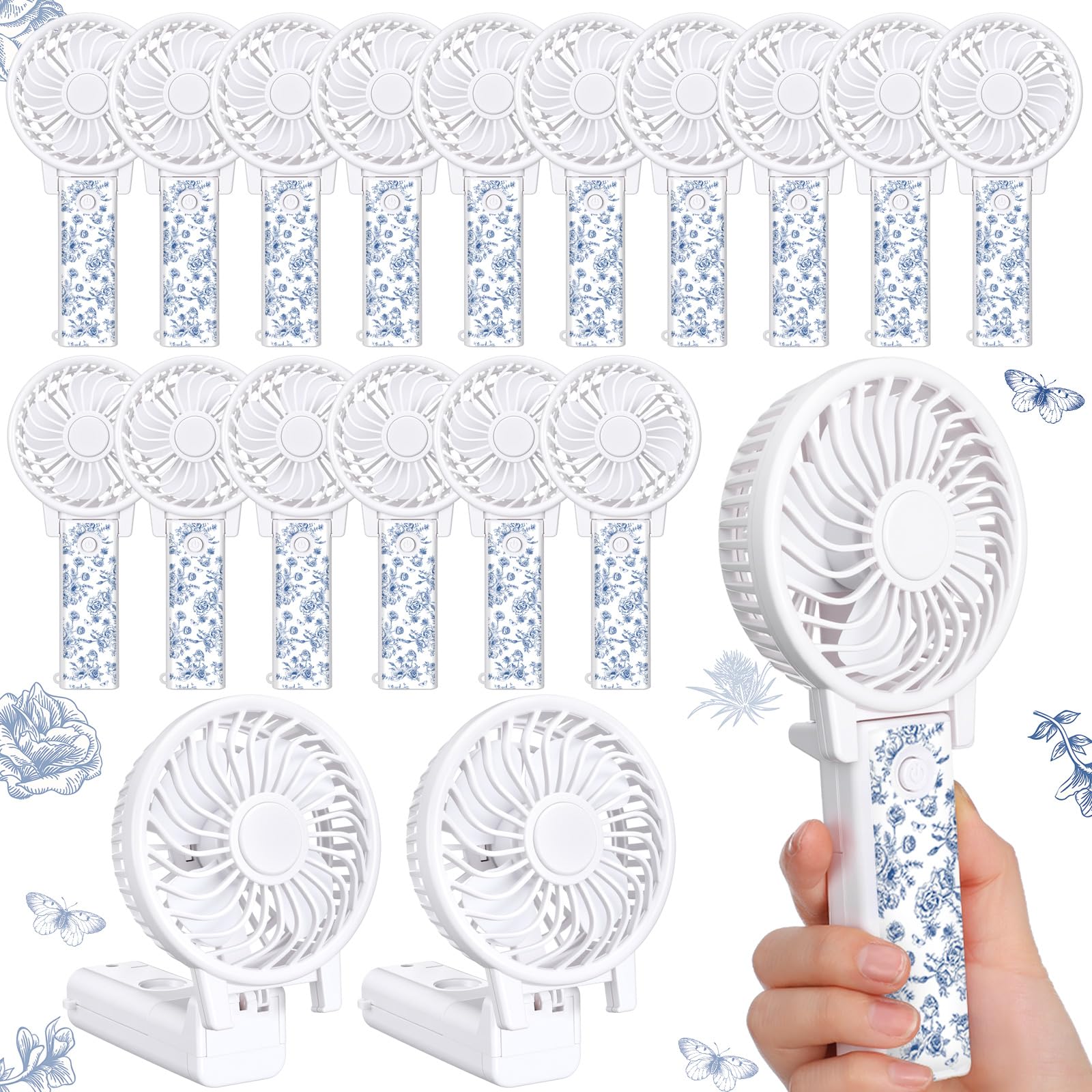 Mini ventiladores portátiles GlikCeil de 180° para regalar a tus damas de honor en la boda