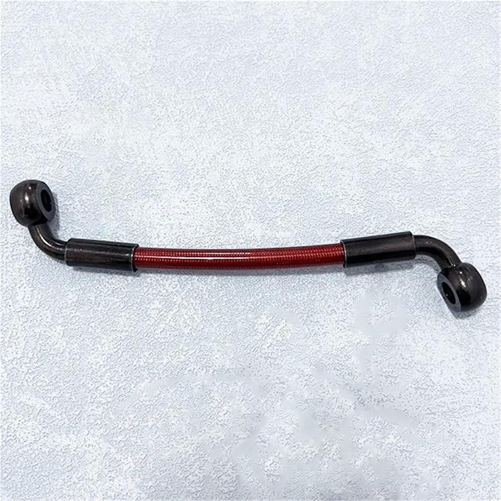 Hydraulic Brake Hose 90°-90° Motorcycle M10 Banjo Red Brake Hose Hydraulic Braided Cable Oil Pipe 10cm-500cm Accessories(500CM)