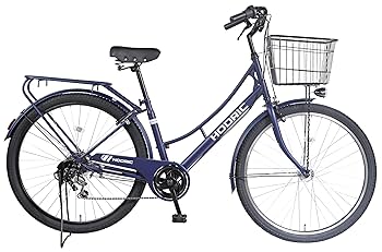 自転車 27インチ 6段変速 LEDオートライト ガンメタ 通学用 訳あり品 jitensha-box_276fini-a