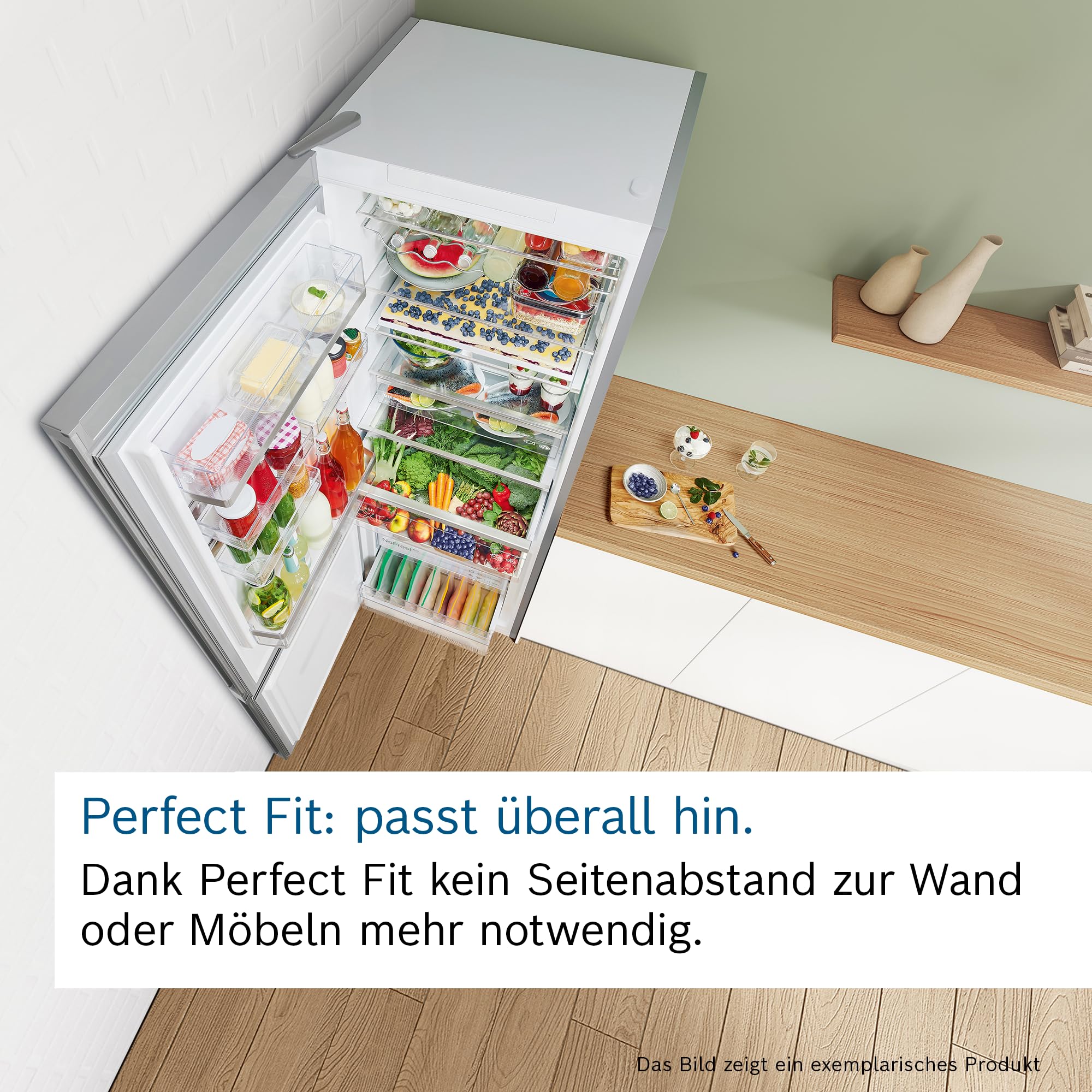 Bosch Serie 4 Kühl-Gefrier-Kombination 186x60 cm Total No Frost KGN362LAF