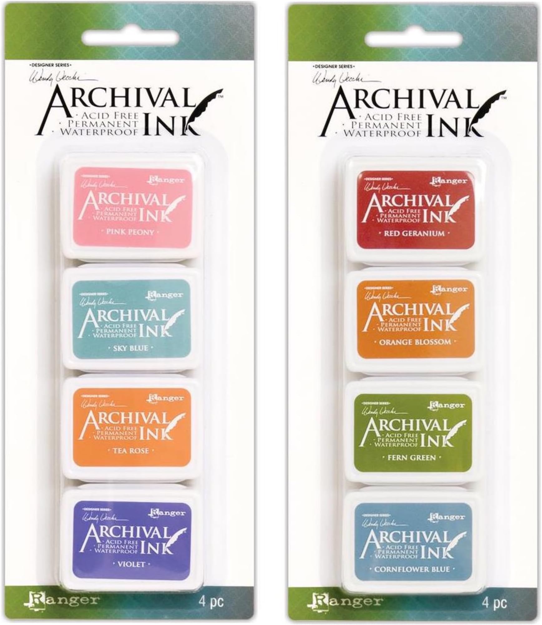 Wendy Vecchi Mini Archival Ink Pads - Kit #3 and Kit #4 - Bundle