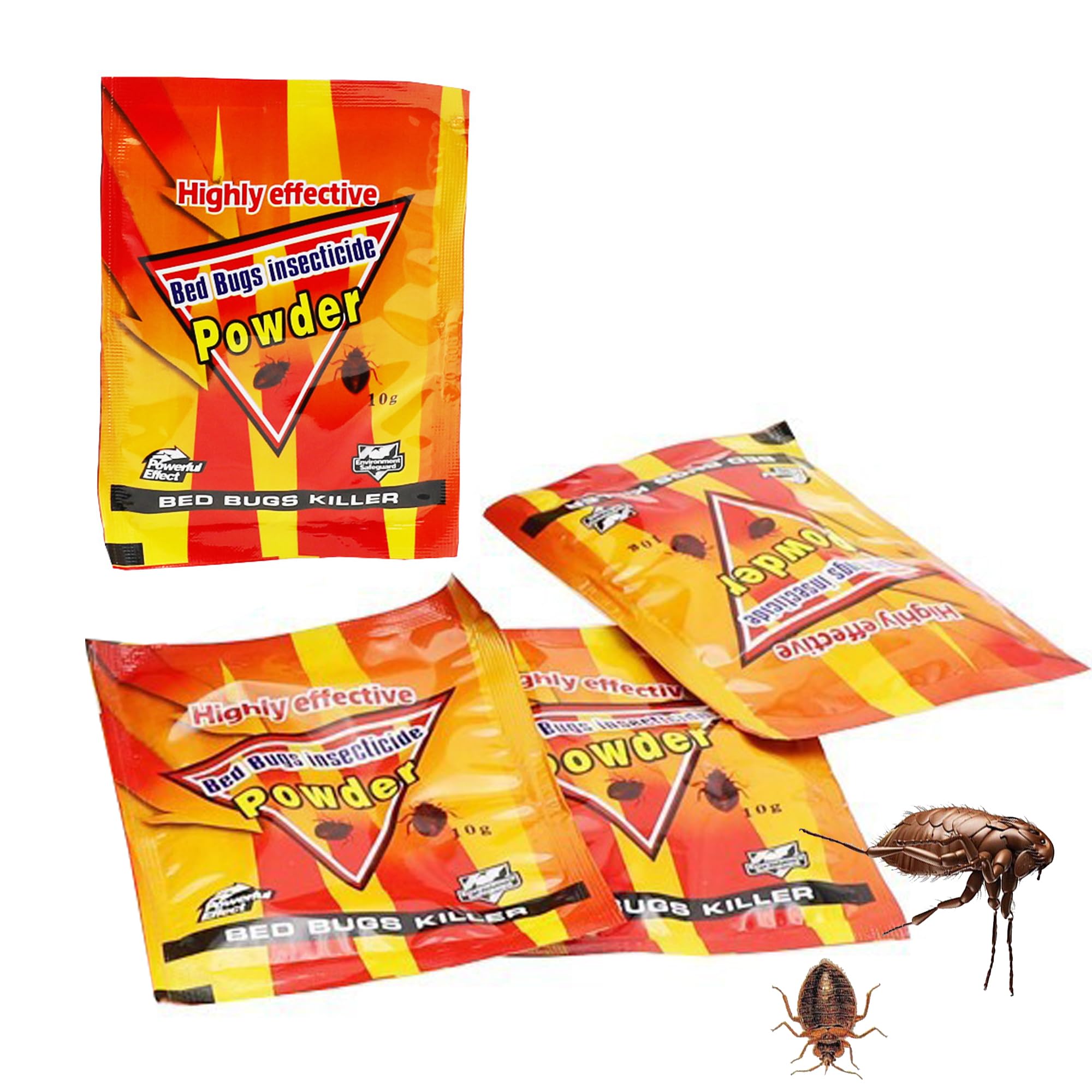 VersaMarts 3PCS Bed Bug Killer & Pest Control Powder | Flea & Lice Deworming Powder | Non-Toxic Eco-Friendly Insecticide