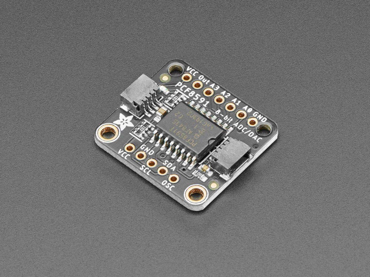 PCF8591 Quad 8 bit ADC + 8 bit DAC - STEMMA QT/Qwiic