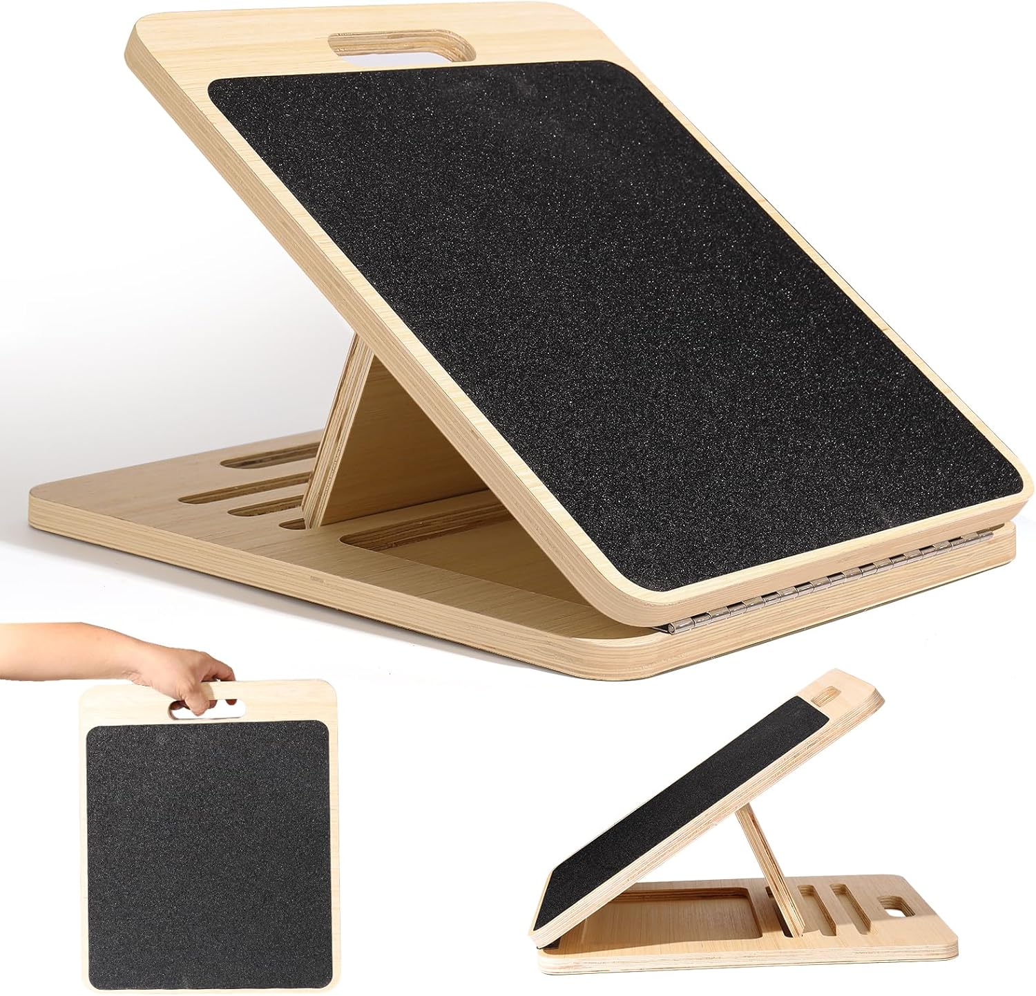 Balance Board for Adults-Wobble Board for Physical Therapy,Core Strength Trainer Wood Rocker Board Slant Board
