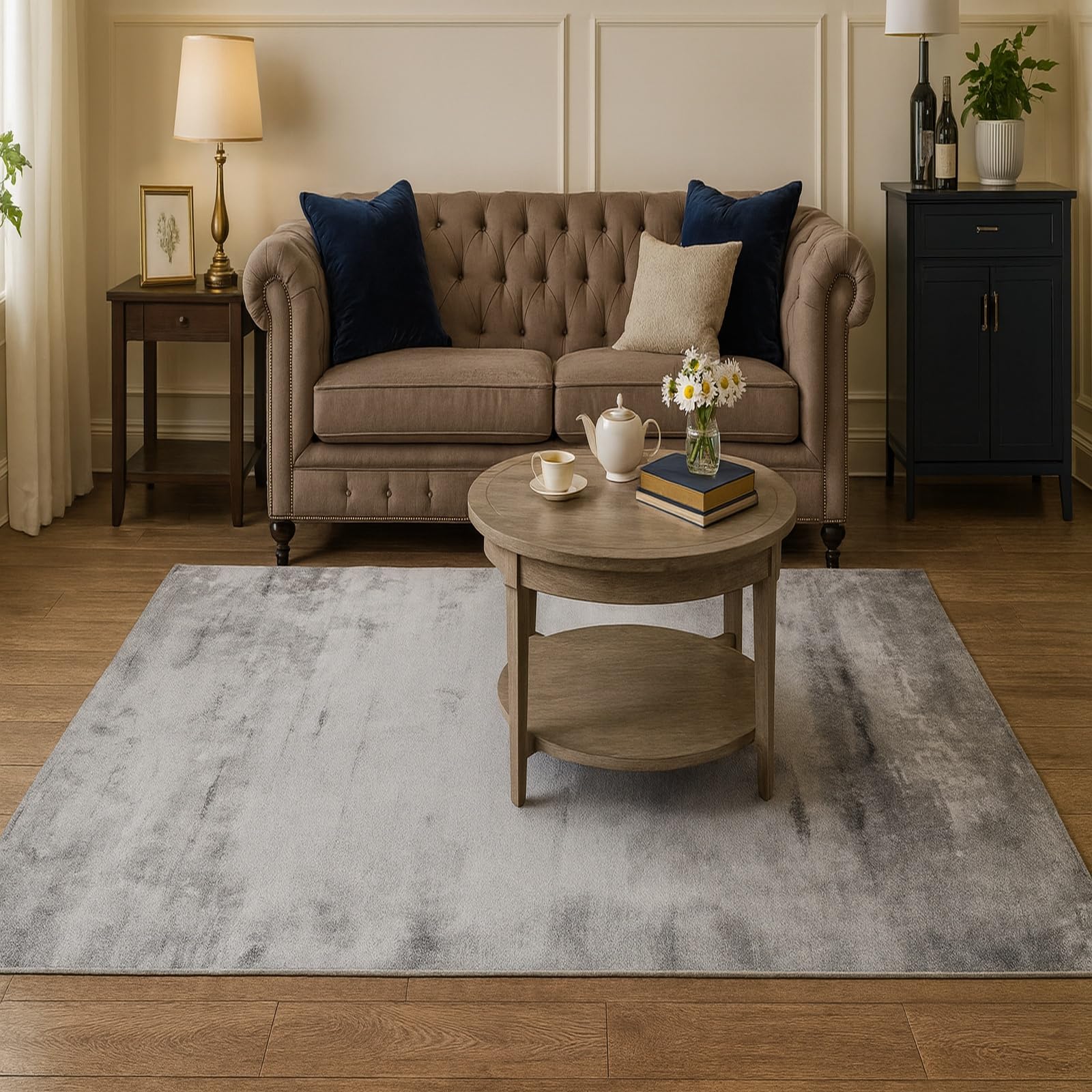 Tapis antidérapant grand format pour sécuriser le salon et la chambre