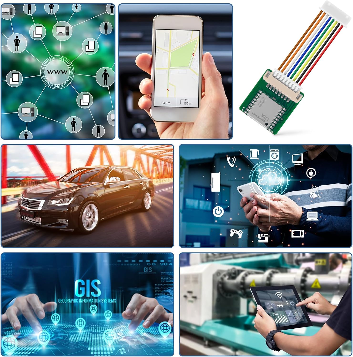 2PCS L76K GNSS GPS Module for V4 Development Board & Mesh Node T114, High Position Accuracy Low Power High Sensitivity, Ideal for Ar duino Rasp Berry P i Smart Safety System Etc