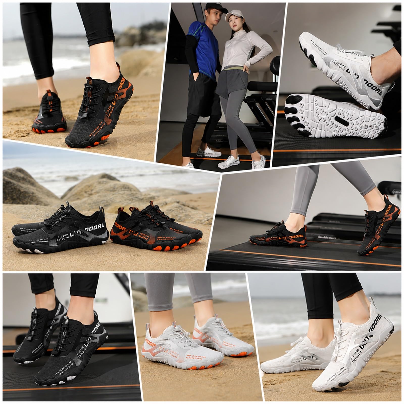 Erdungsschuhe mit Kupfer for Damen und Herren, Wasserschuhe mit breiter