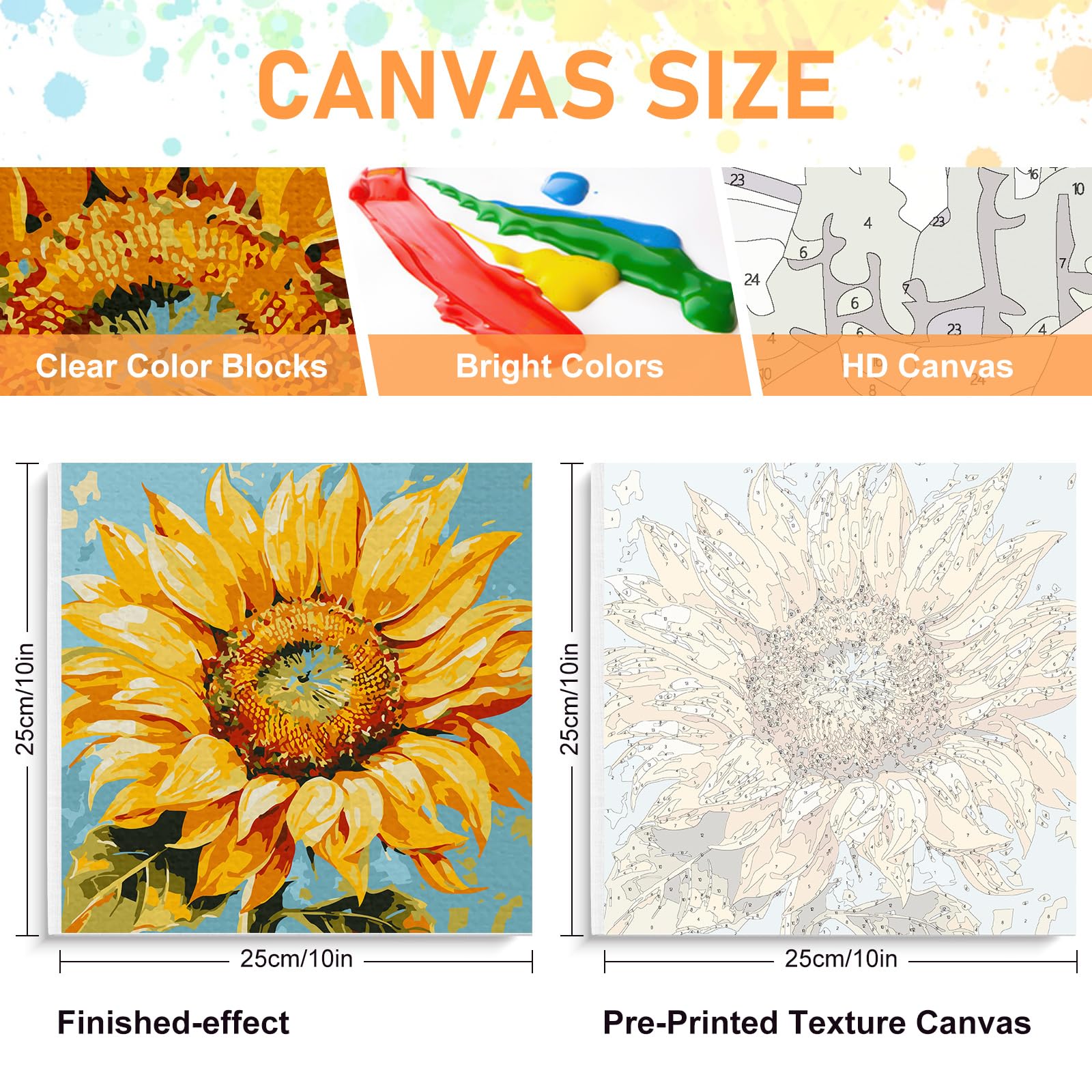 Amazon.com: Framed Paint by Numbers Kit for Adults Beginners