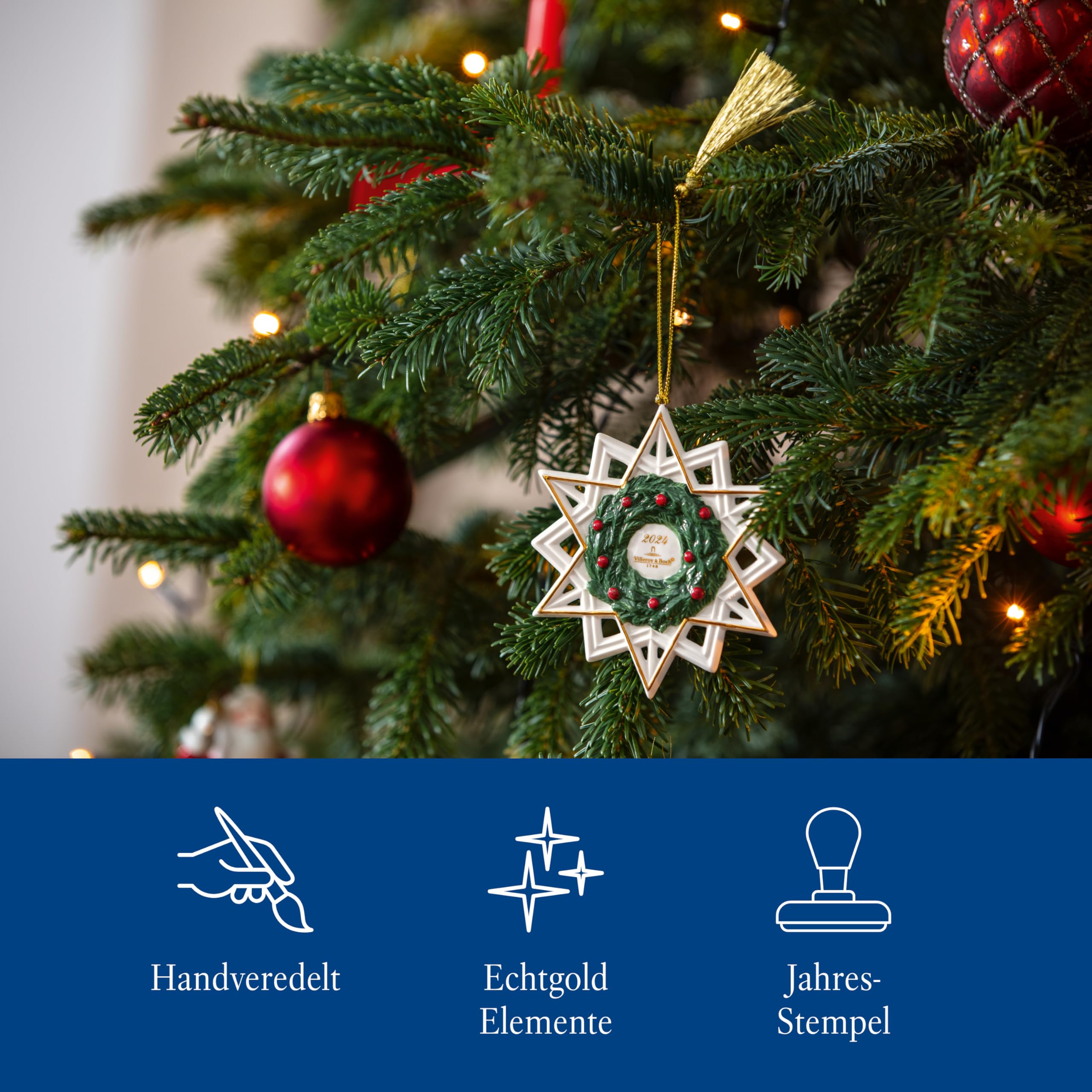 Villeroy & Boch Annual Ornaments addobbo per albero Renna 7cm