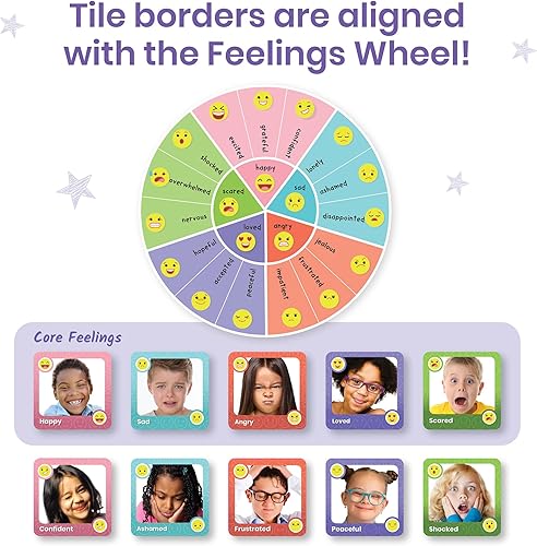 Miniatura 6 de hand2mind Juego de coincidencia de memoria para expresar tus sentimientos, tarjetas de emociones para niños, juego de cartas a juego, actividades de