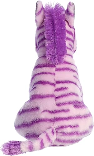 Miniatura 4 de Aurora Huggable Destination Nation Zebra - Animal de peluche - Exploración global - Diversión de aprendizaje - Púrpura 12 pulgadas