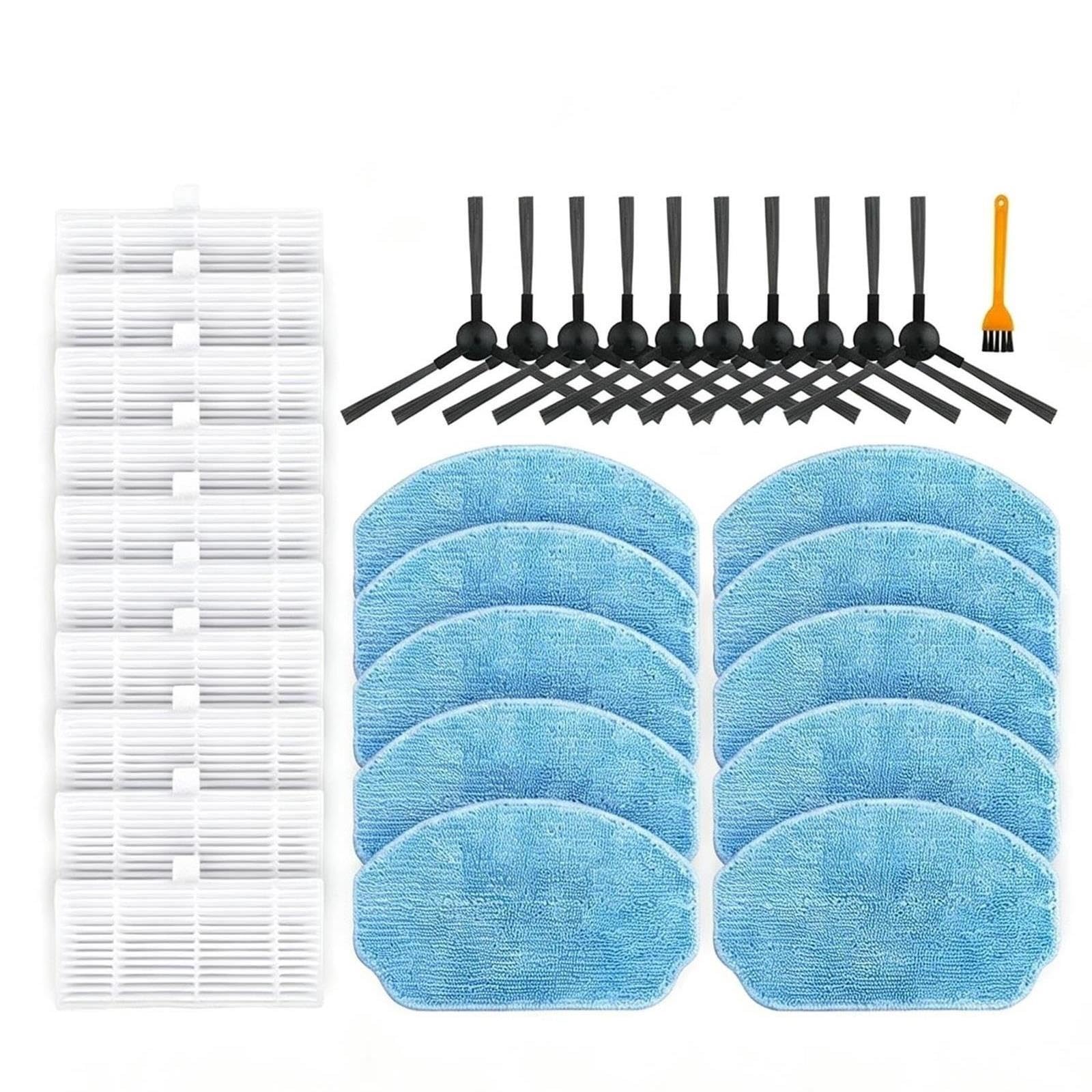 Spazzola laterale, panno lavante e filtro BR151, Compatibile per MAMNV,
