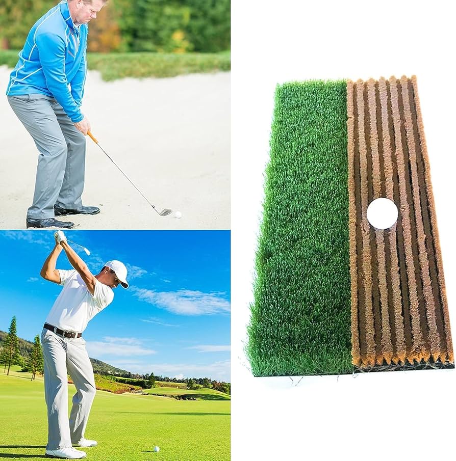 Fiberbuilt Tee Da Golf Regolabile - Per Tappeti Di Allenamento, Conf Da 2, Nero - Foto 7