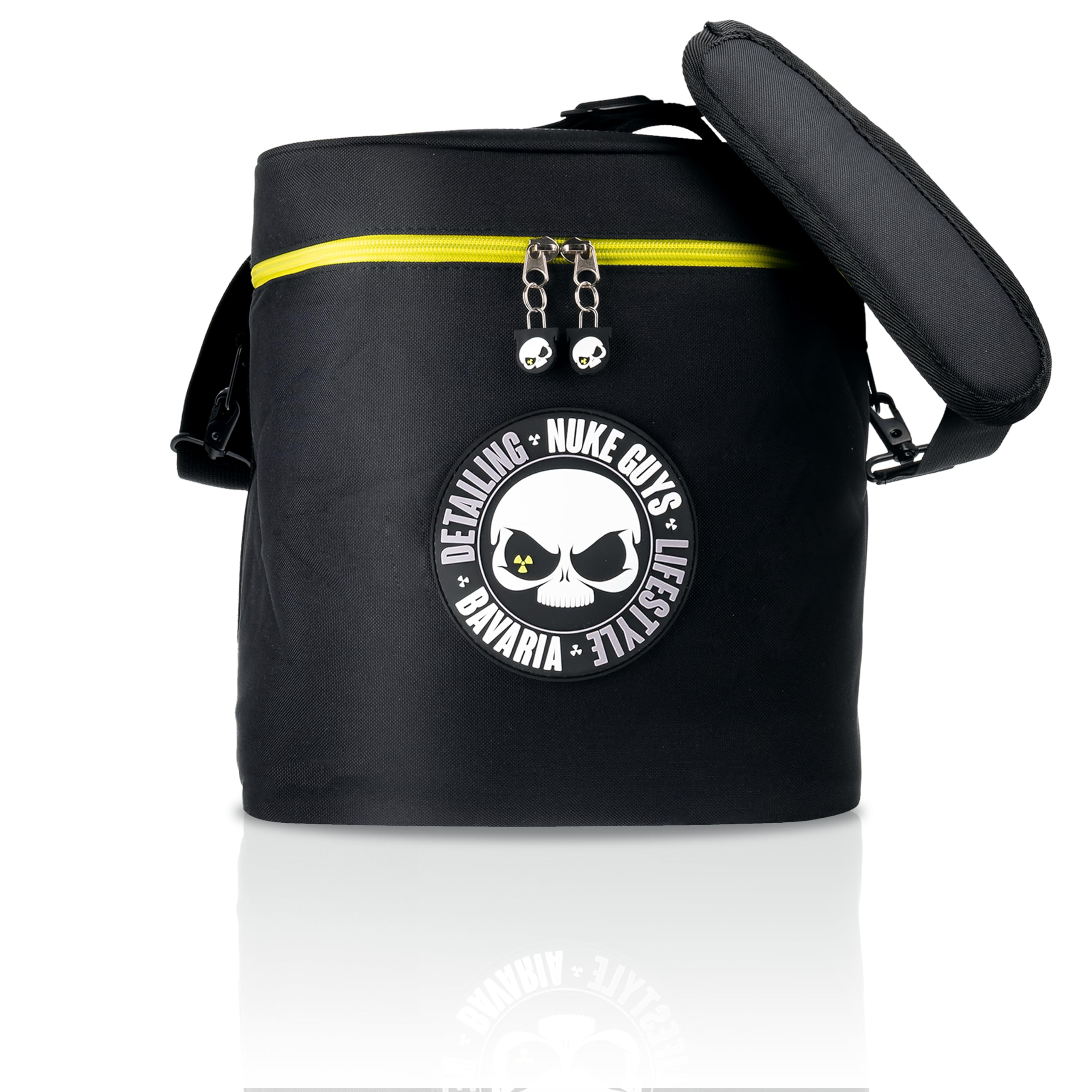 Nuke Guys Bolsa de detalles pequeña | Práctica para el maletero con velcro | Organizador para productos de cuidado del coche
