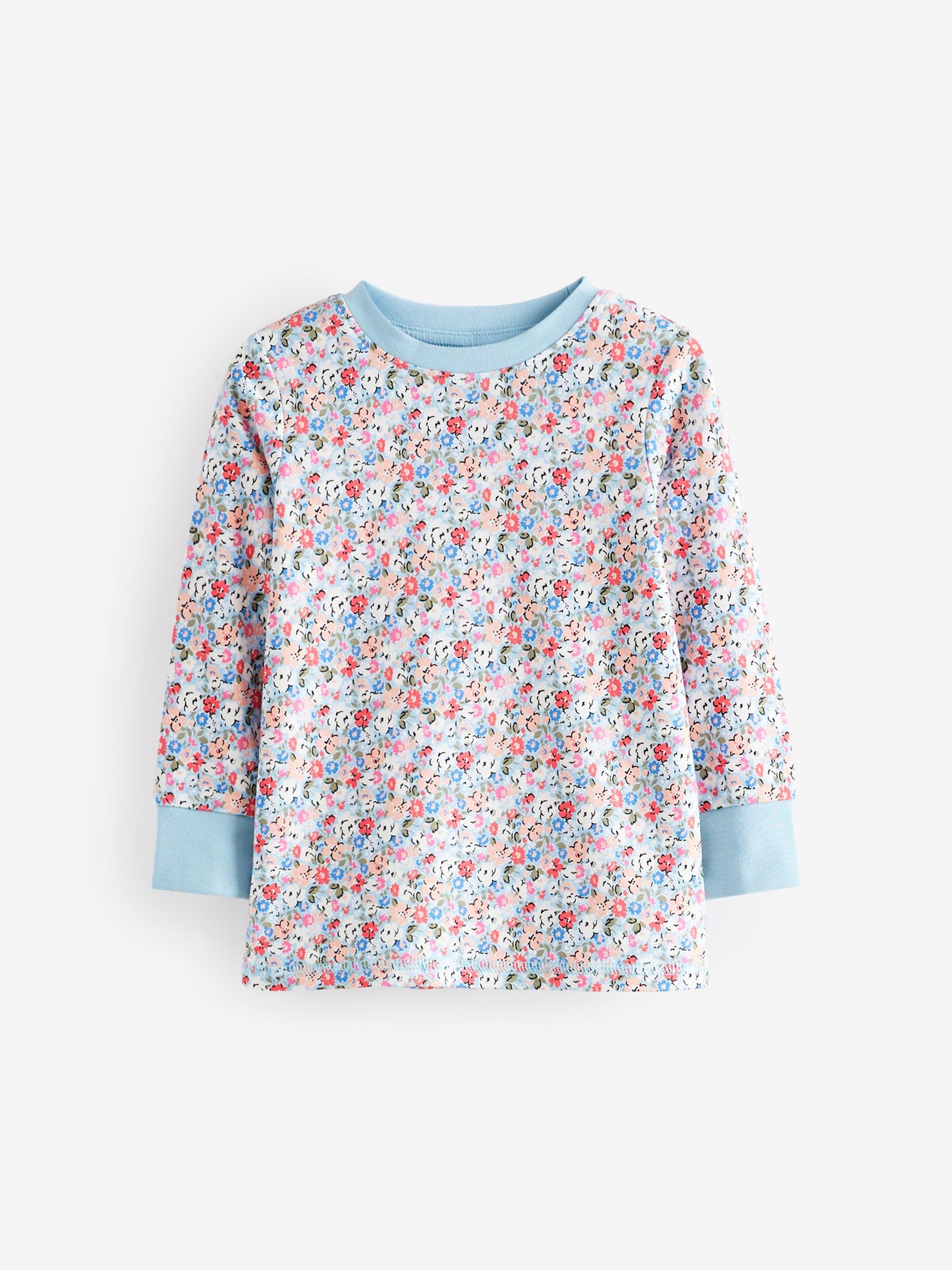 NEXT Młodsze dziewczynki Zestaw 3 kompletów piżam w kwiaty Cath Kidston