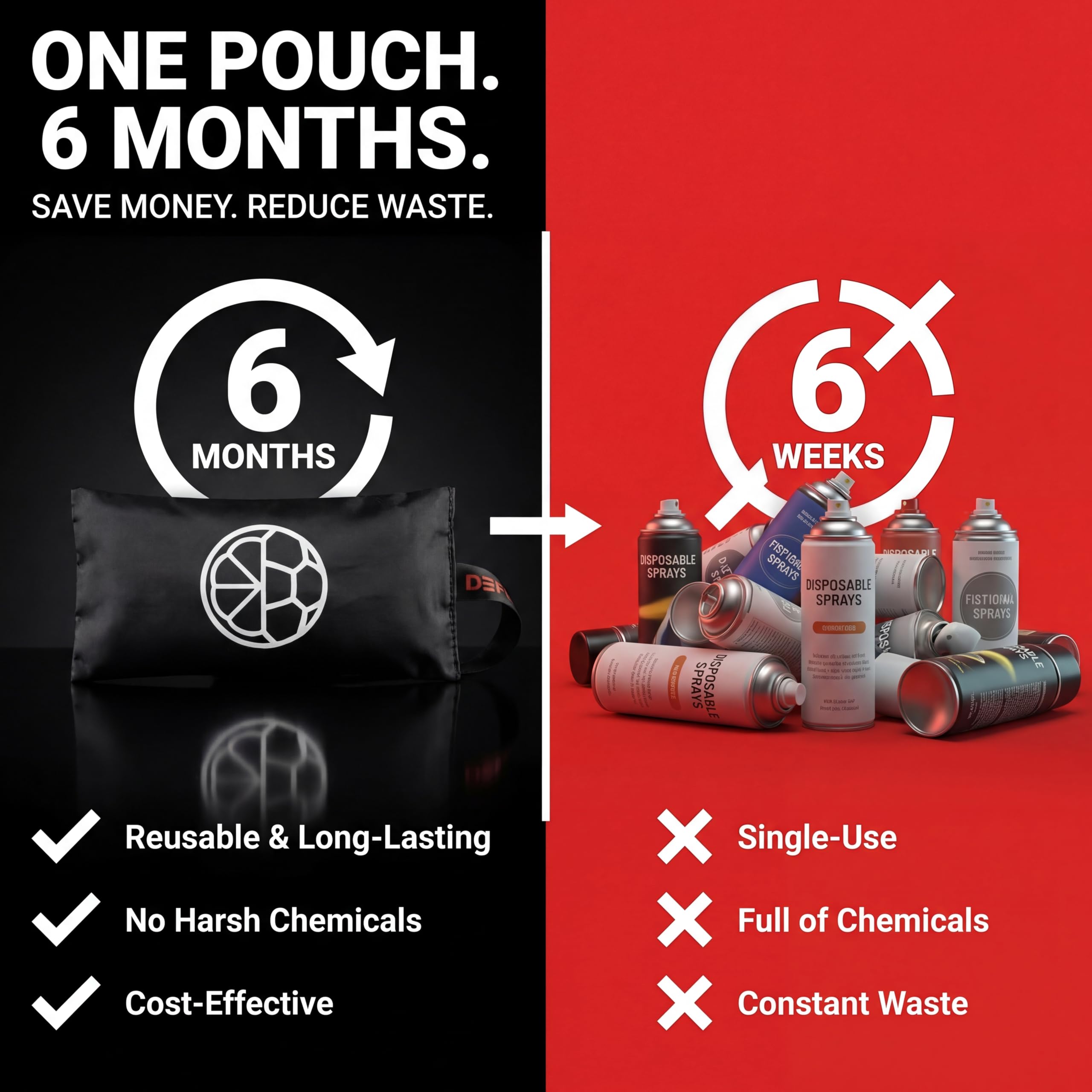 Defiance Fresh - Desodorante para botas y zapatos, como se ve en Dragons' Den, bolsas desodorizantes reutilizables para zapatos malolientes, eliminador de olores de zapatos, ambientador y absorbente