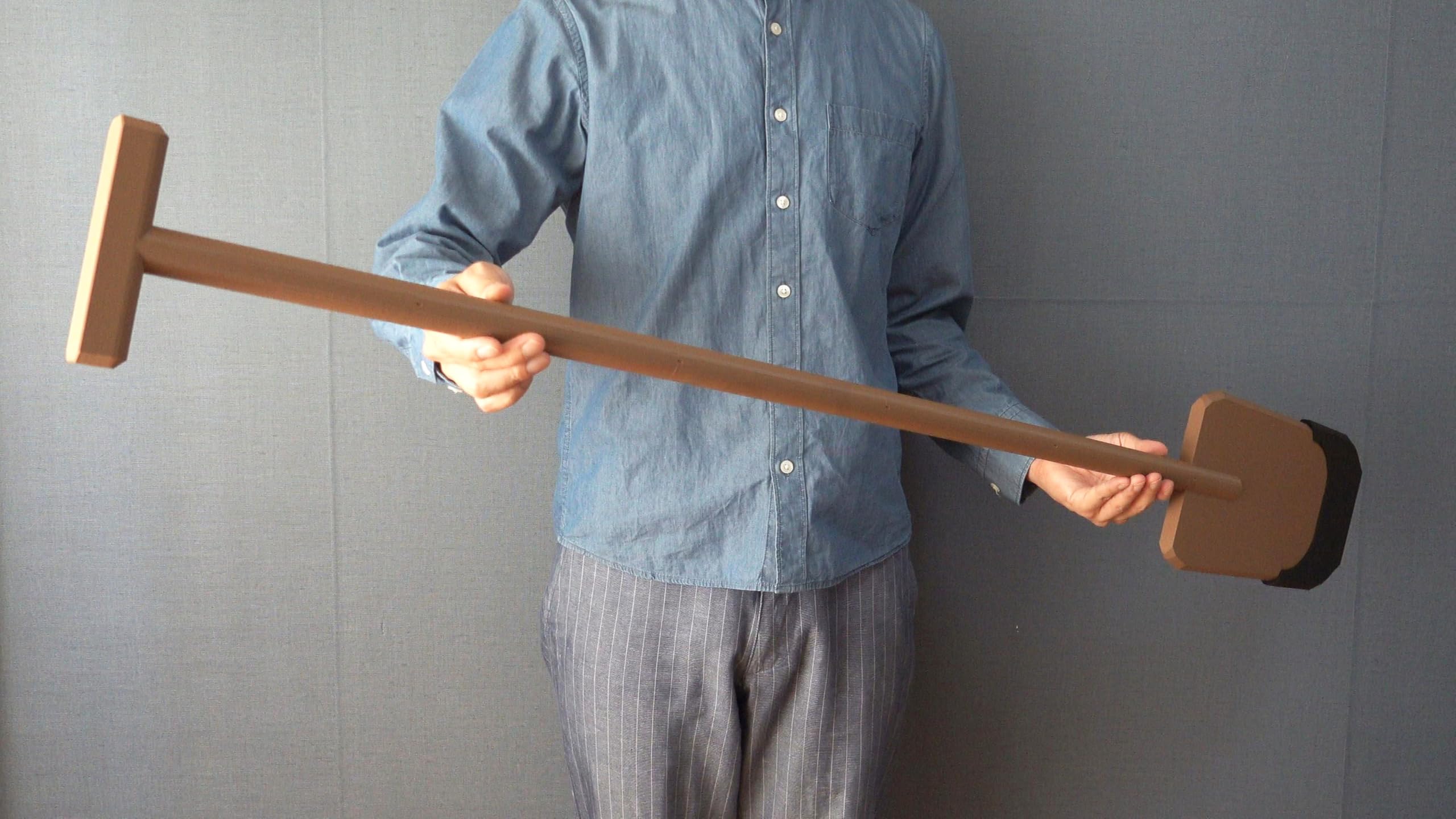 Amazon.co.jp: コスプレ小道具 踏鋤 ふみすき 武器 忍たま乱太郎 綾部