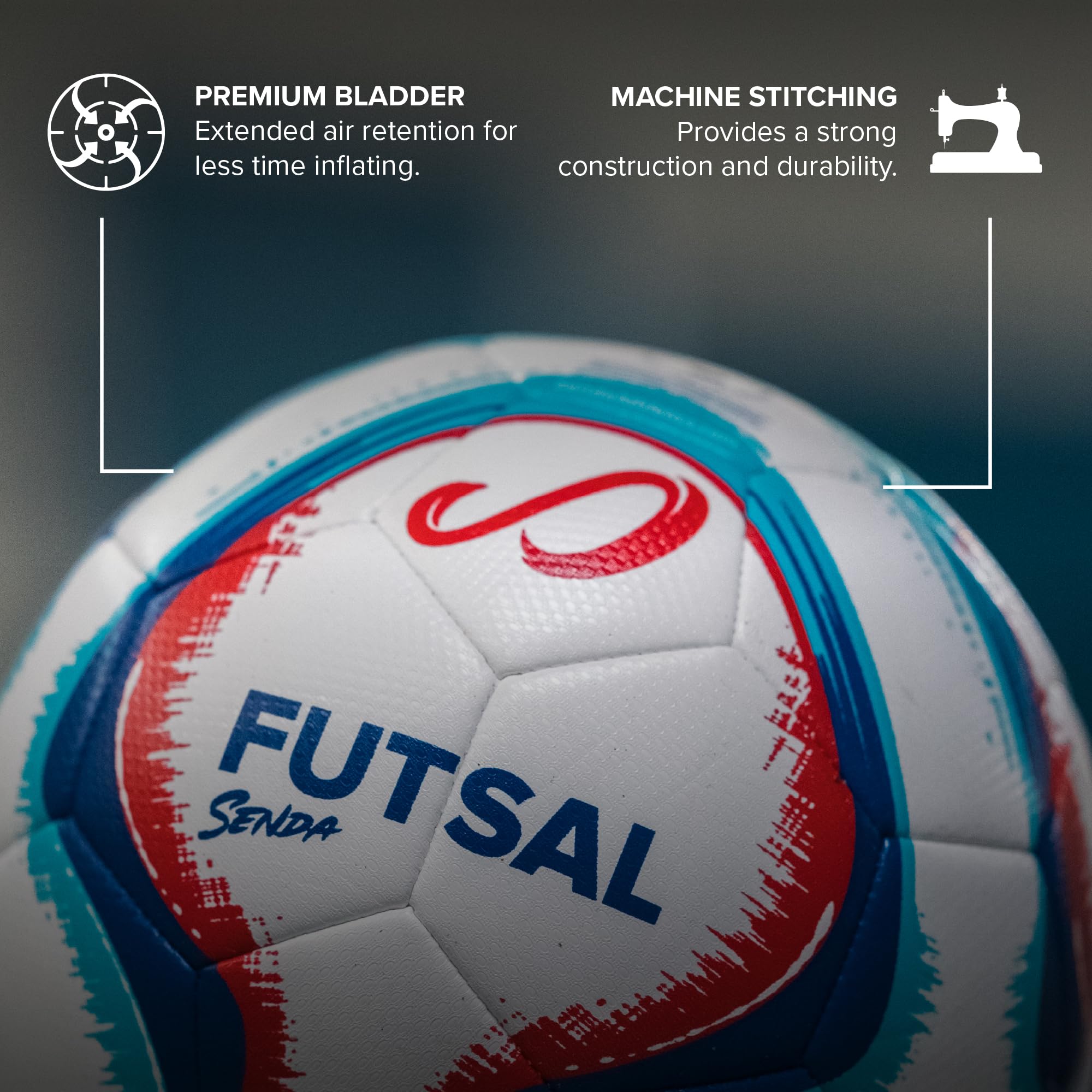 SENDA Belem - Balón de fútbol sala de entrenamiento, certificado de comercio justo