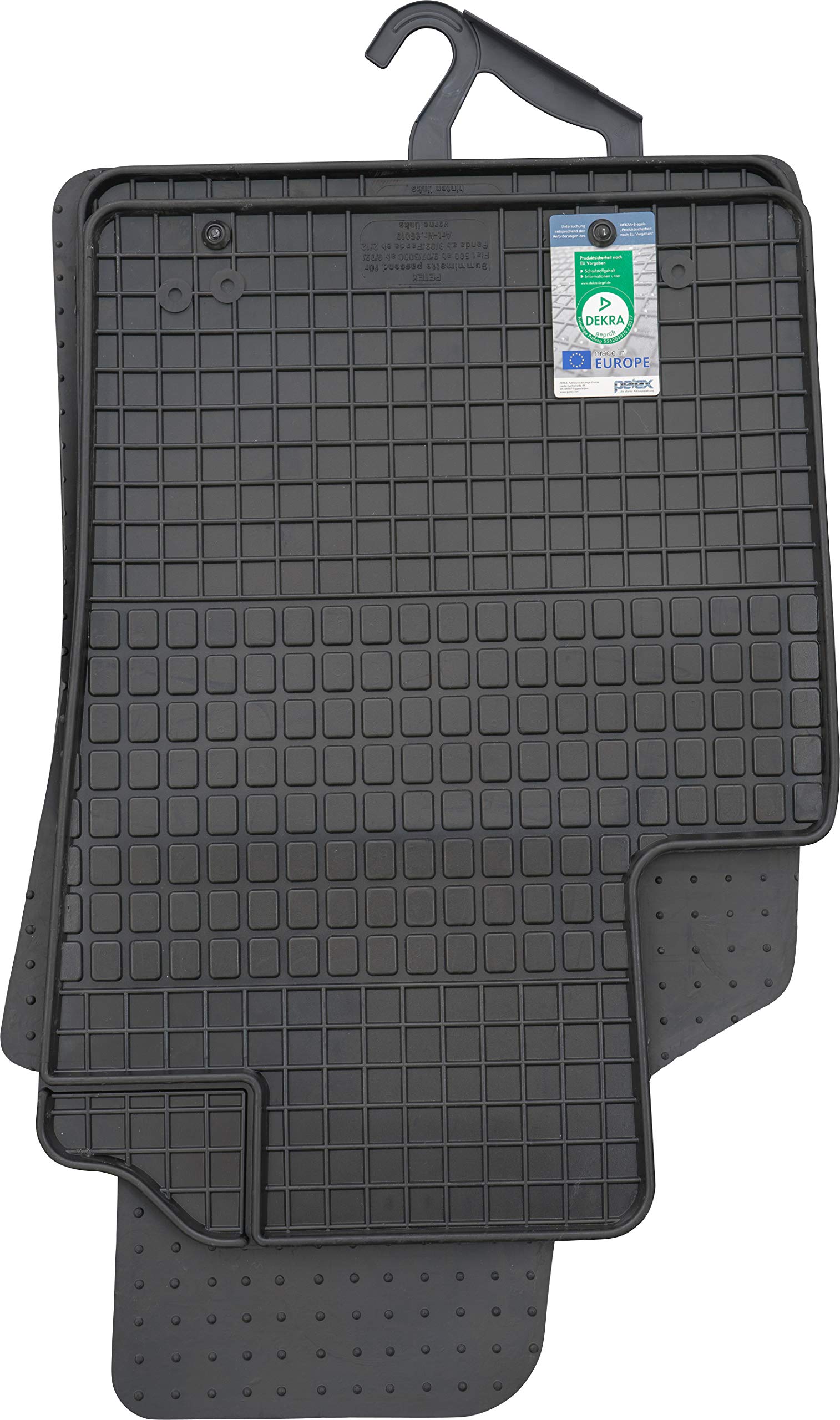 Petex 95010 Rubber Mats, Set of 4