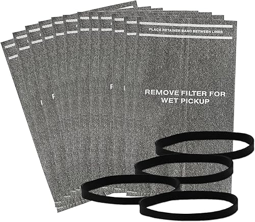 Miniatura 8 de Paquete de 6 bolsas de filtro de tela antipolvo 9-38737 de repuesto para aspiradoras Craftsman de 2 a 2.5 galones en húmedoseco y aspiradora