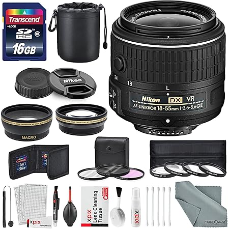 Amazon Com Nikon Af S Dx Nikkor 18 55mm F 3 5 5 6g Vr Ii Lens Platinum Accessory Bundle W 52mm Wide Angle Telephoto Lens Variety Of Filters Lens Pouch 16gb Sd Card Xpix Lens Accessories Amazon Com Nikon Af S Dx Nikkor 18 55mm F 3 5 5 6g Vr Ii Lens Platinum Accessory Bundle W 52mm Wide Angle Telephoto Lens Variety Of Filters Lens Pouch 16gb Sd Card Xpix Lens Accessories