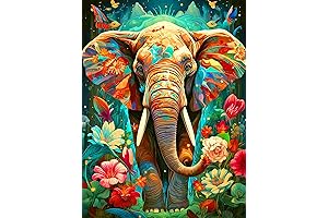 ijbnhd Elephant Diamond Art Painting Kits for Adults