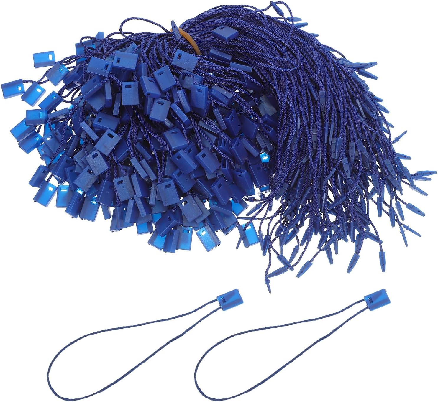 1000pcs String for Hanging Tags: Replacement Price Label Fastener for DIY Garment Tag Loop - Plastic Luggage Label Lanyard
