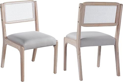 Miniatura 12 de Dining Chairs Set of 2 for Room, Modern Farmhouse Kitchen Table & Seating Chair Sets with Solid Wood Legs and Padded Seat, Side Chairs for Dining
