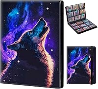 Vista 34 de Carpeta de tarjetas para Pokemon Mtg Yugioh TCG Béisbol Deportes Tarjetas de intercambio Libro Carpeta de 4 bolsillos de carga lateral 2160 Tarjetas