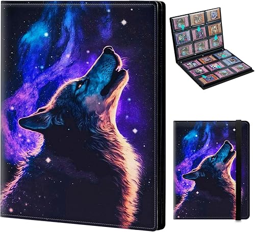 Miniatura 34 de Carpeta de tarjetas para Pokemon Mtg Yugioh TCG Béisbol Deportes Tarjetas de intercambio Libro Carpeta de 4 bolsillos de carga lateral 2160 Tarjetas